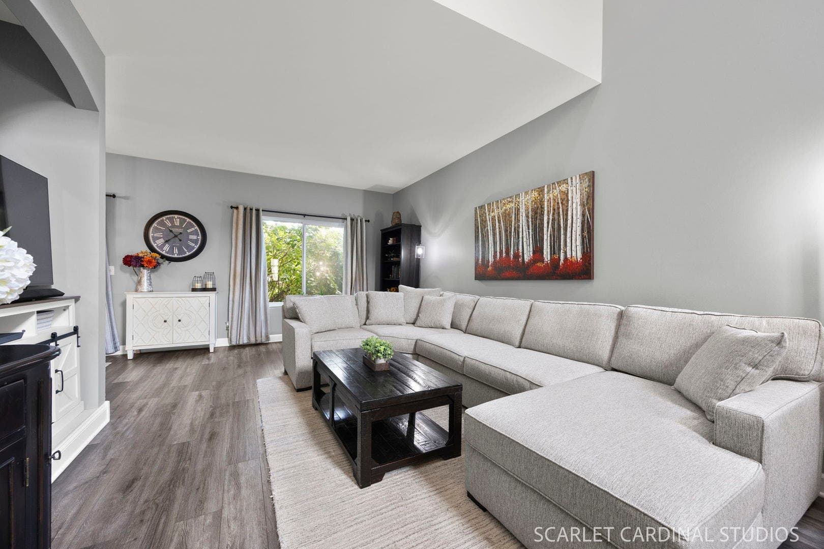 Massive living room