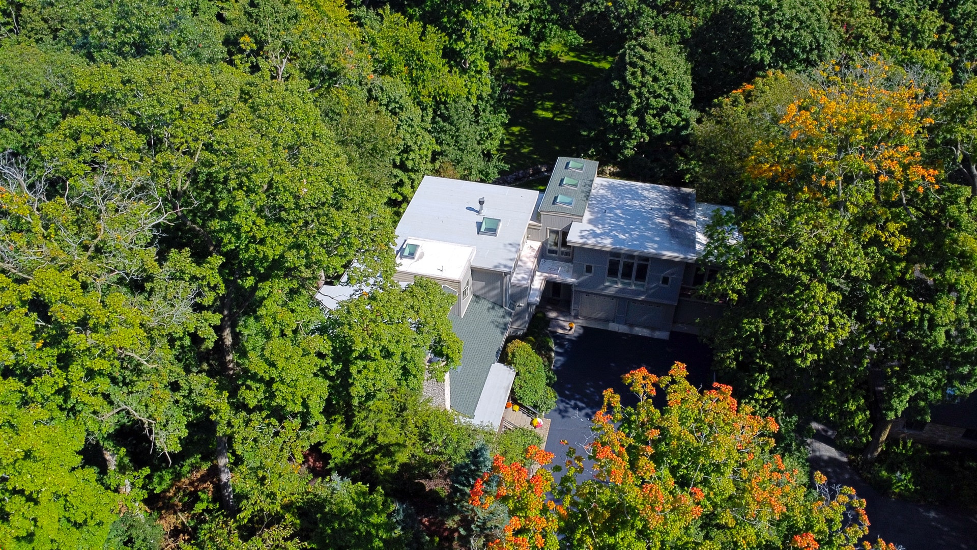 View of home from above