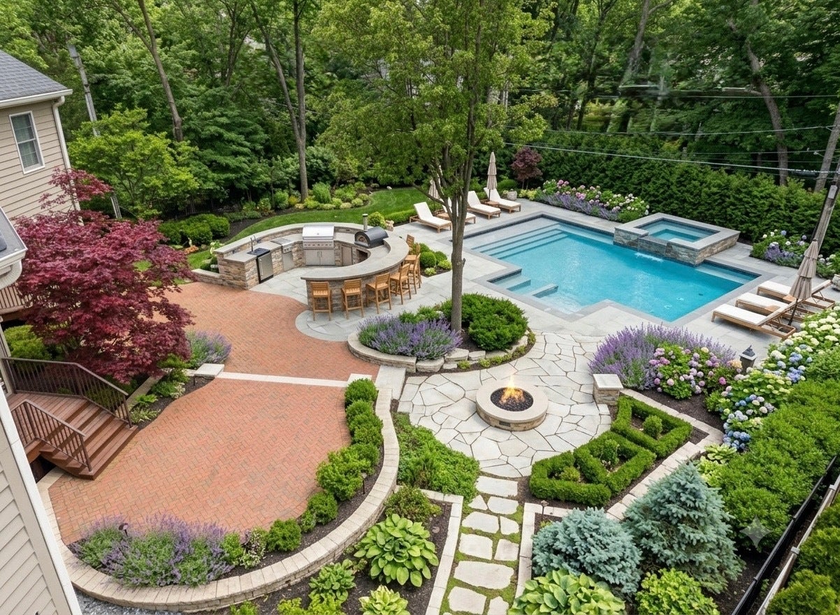 Imagine building this stunning pool in this expans