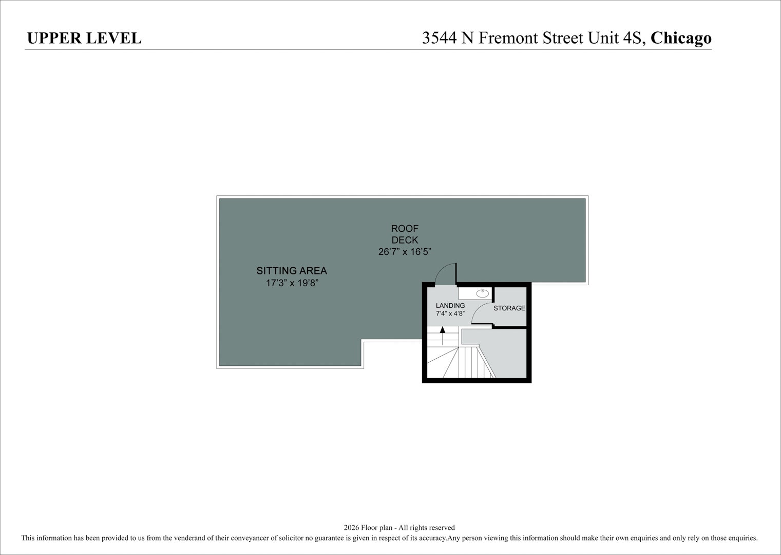 3544 N Fremont Street, #4S, Chicago, IL 60657