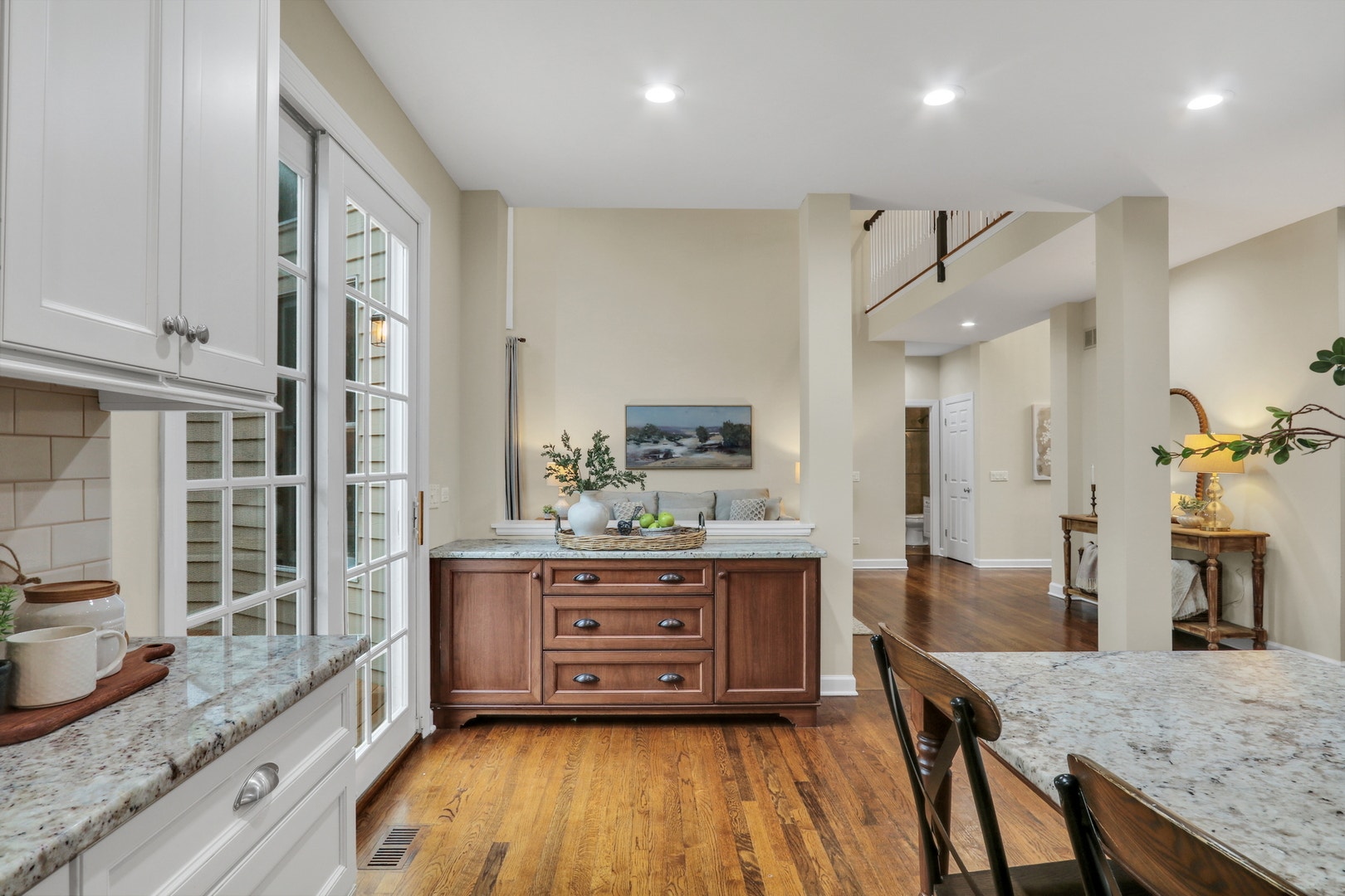 39675 Orchard Bluff Lane, Wadsworth, IL 60083 with serving buffet