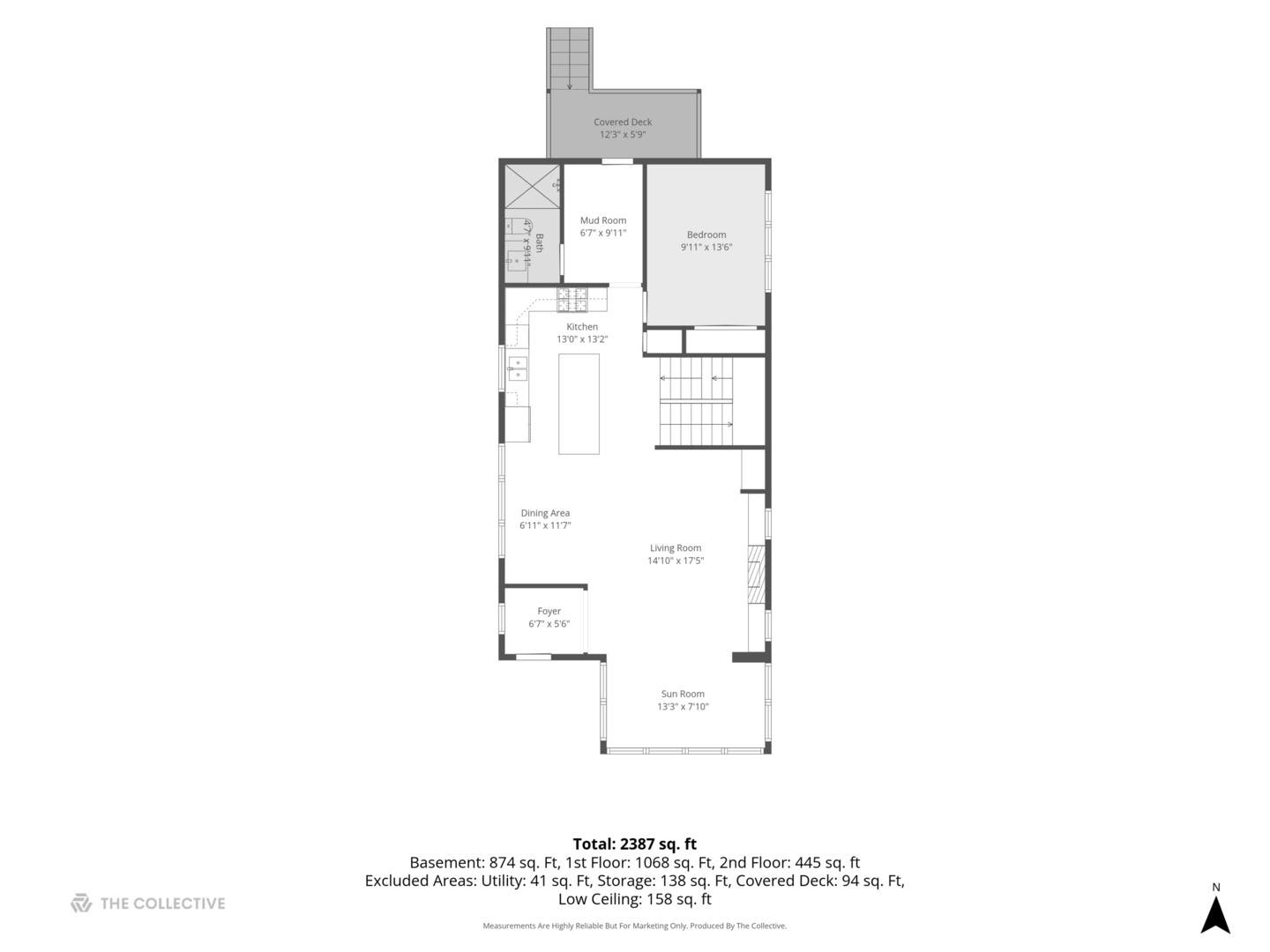 5152 W Warwick Avenue, Chicago, IL 60641 Main Level Floor Plan