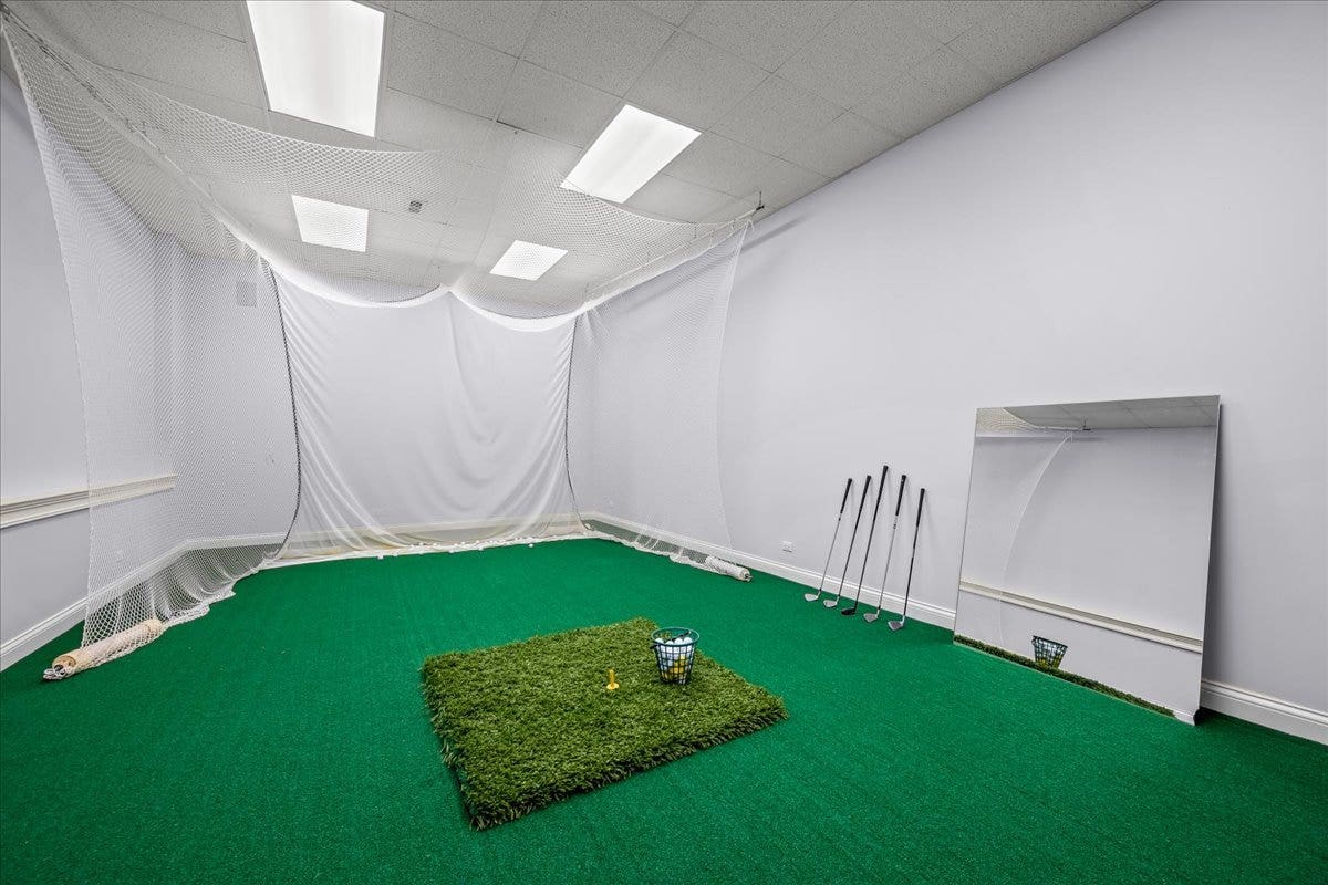 Practice your golf stokes here or turn into a spor