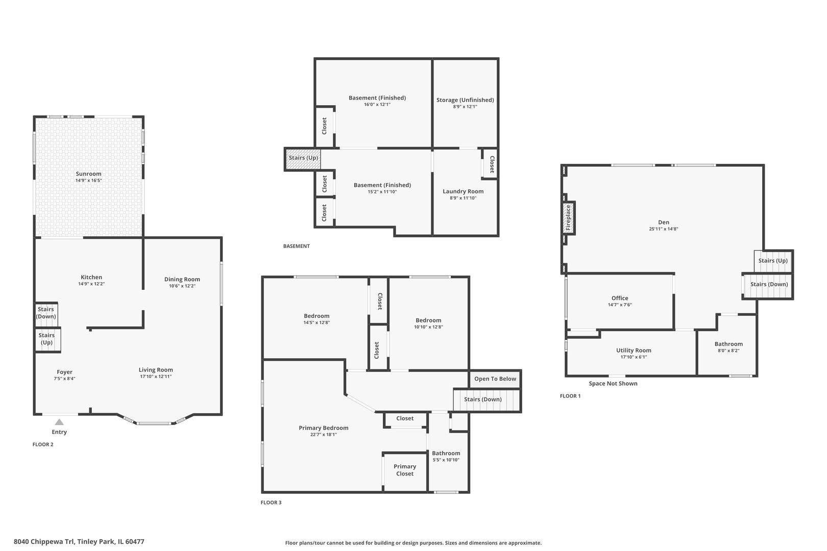 8040 Chippewa Trail, Tinley Park, IL 60477 8040 Chippewa Trail, Tinley Park, IL 60477