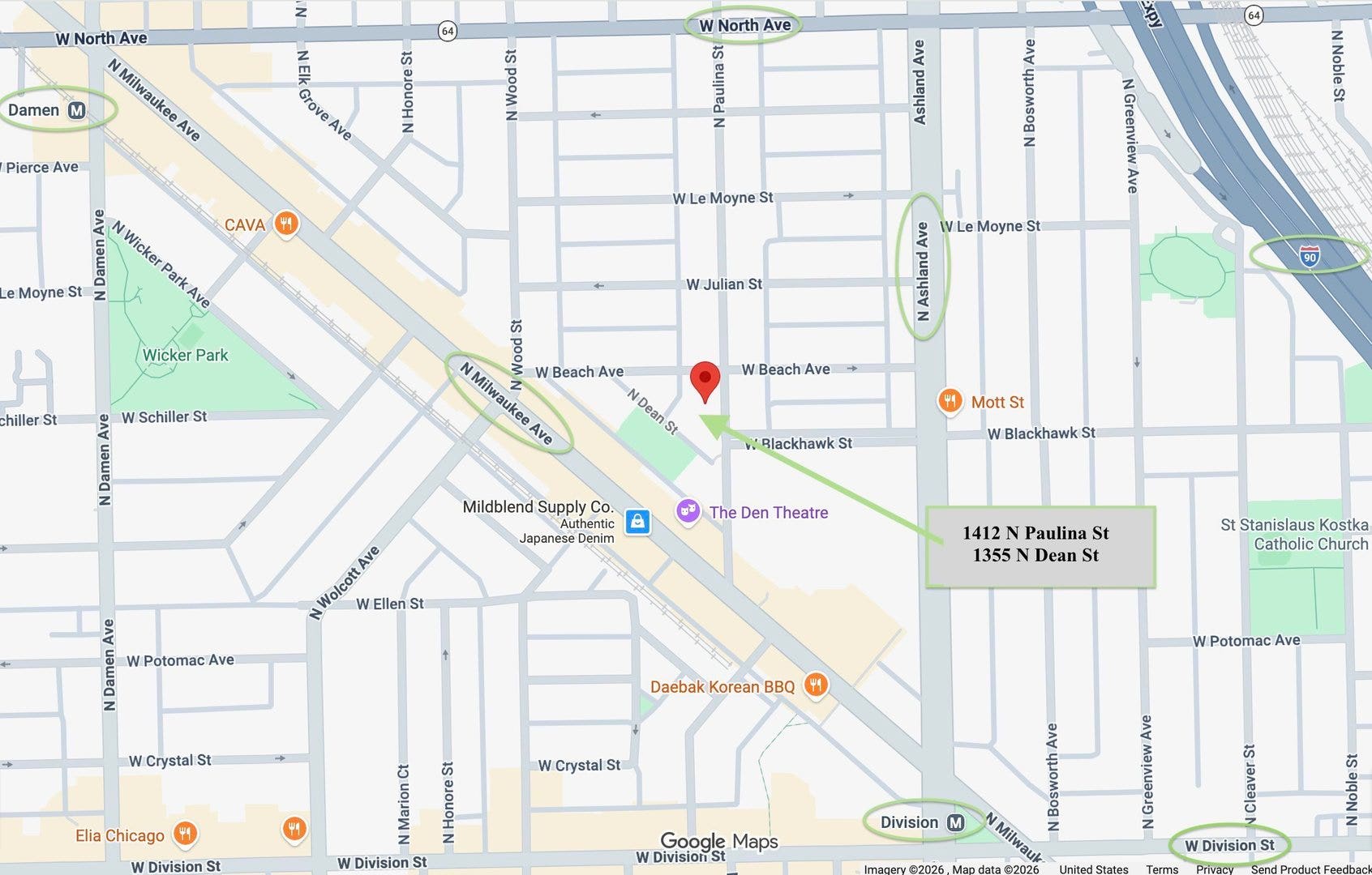 1355 N Dean Street, #1W, Chicago, IL 60622
