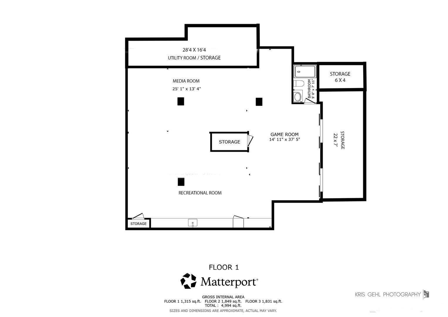 2508 Stonehenge Drive, Aurora, IL 60502 Lower Level