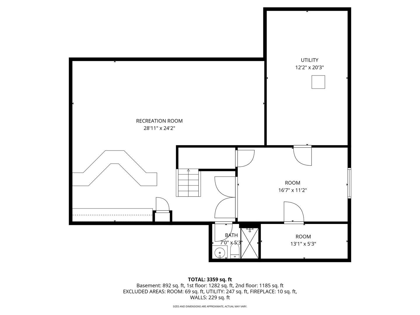 10700 Churchill Drive, Orland Park, IL 60467 Basement