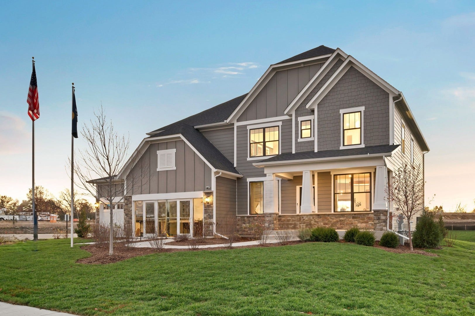 the Willwood model home