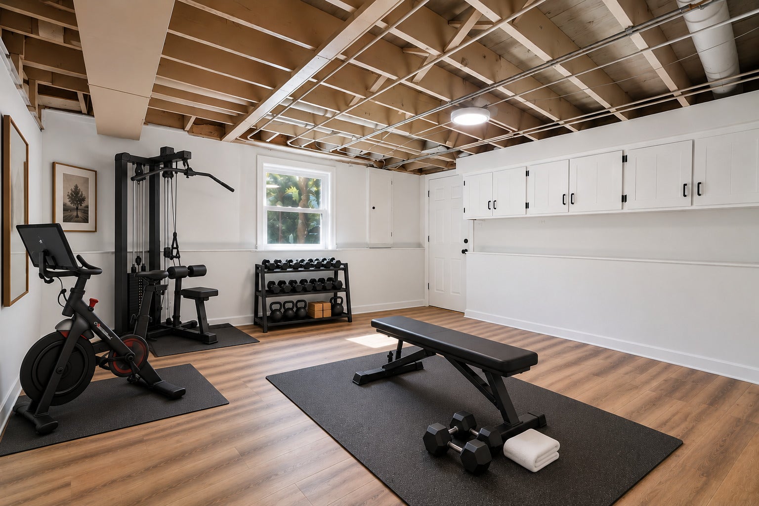 8009 Winter Circle, Downers Grove, IL 60516 The Bonus Room is a great space for a home gym