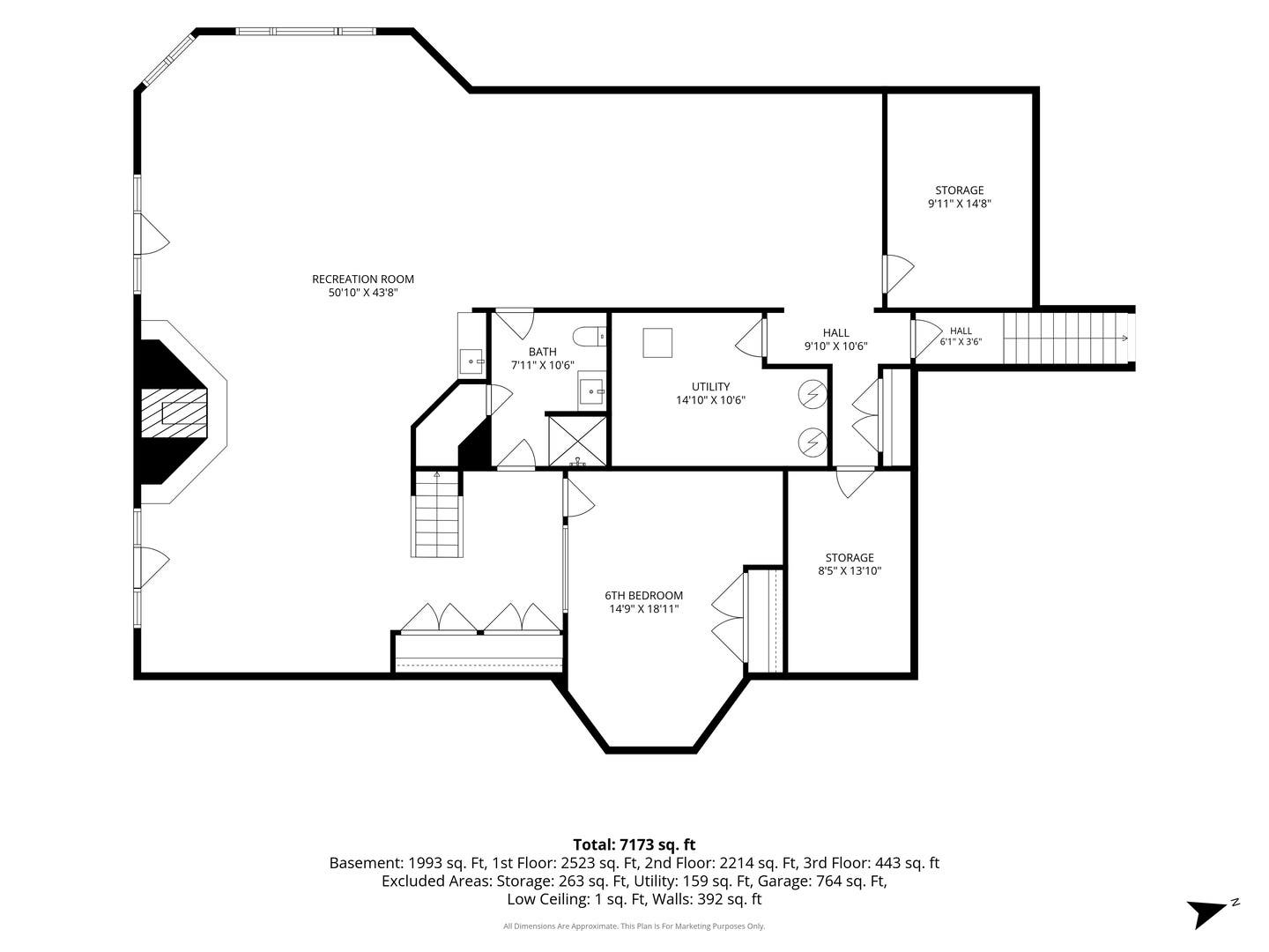 Lower Level Floorplan