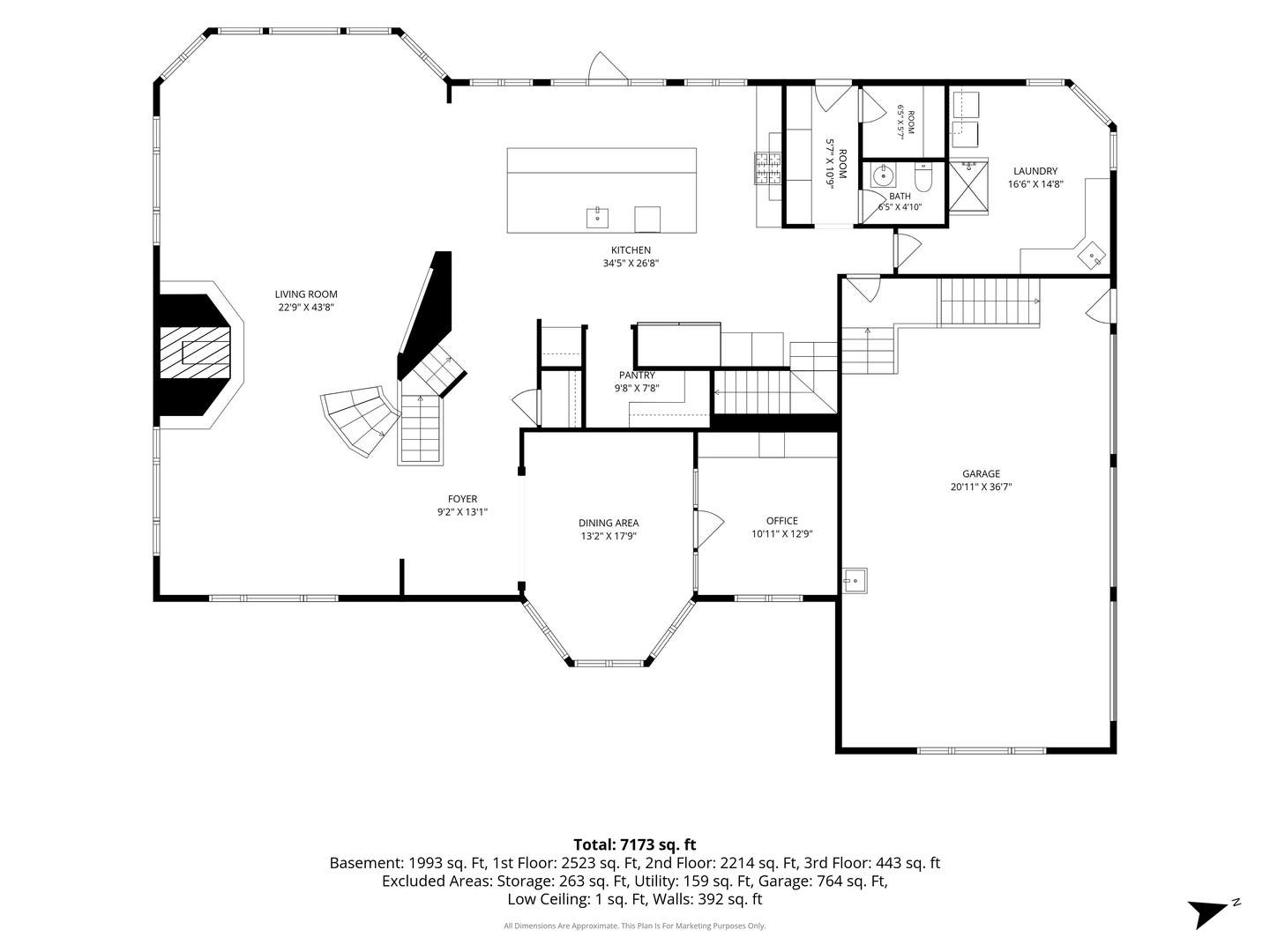 Main Level Floorplan