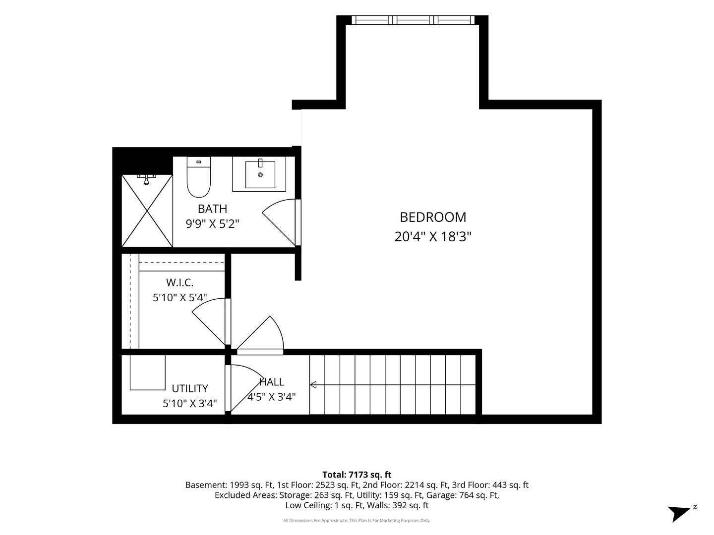 3rd Level Floorplan