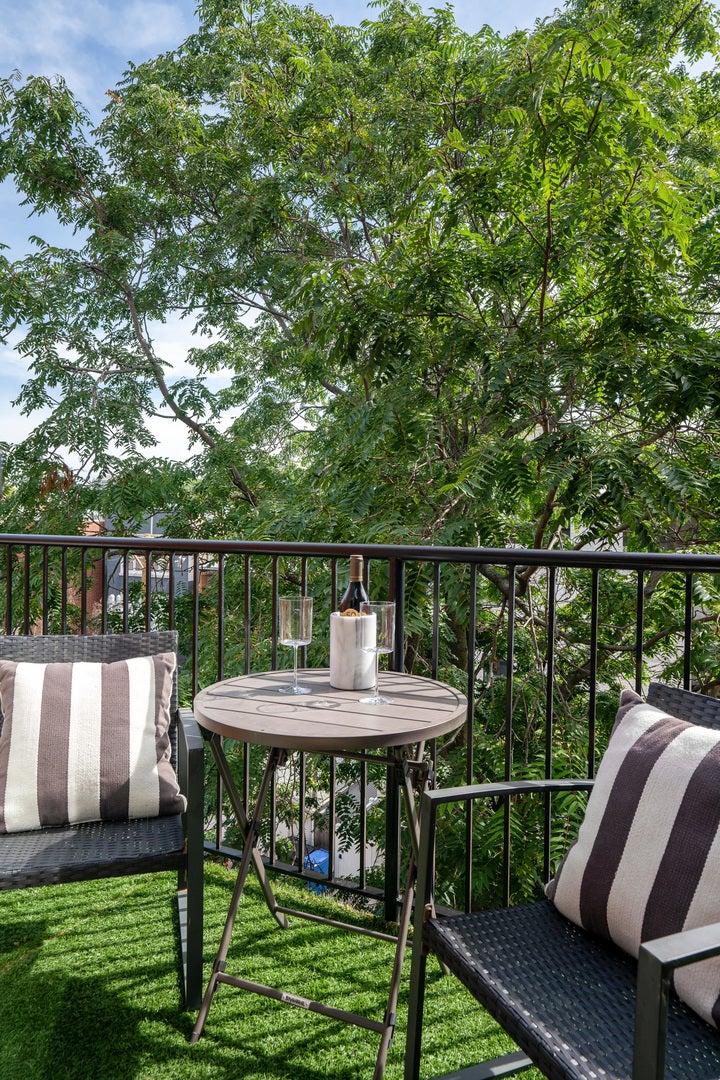 2507 N Halsted Street, #4, Chicago, IL 60614 Rear Balcony