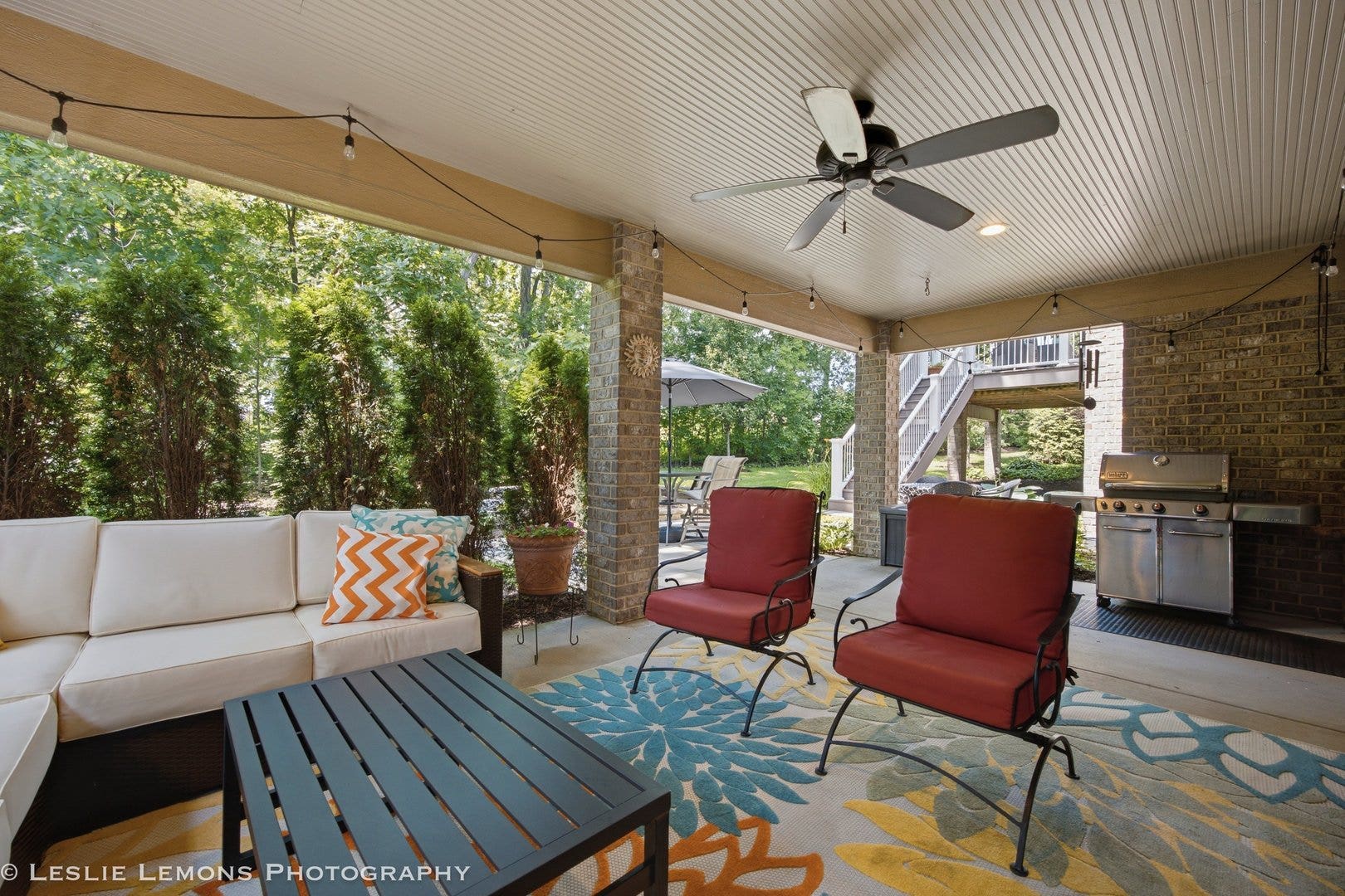 Covered patio off Lower Level