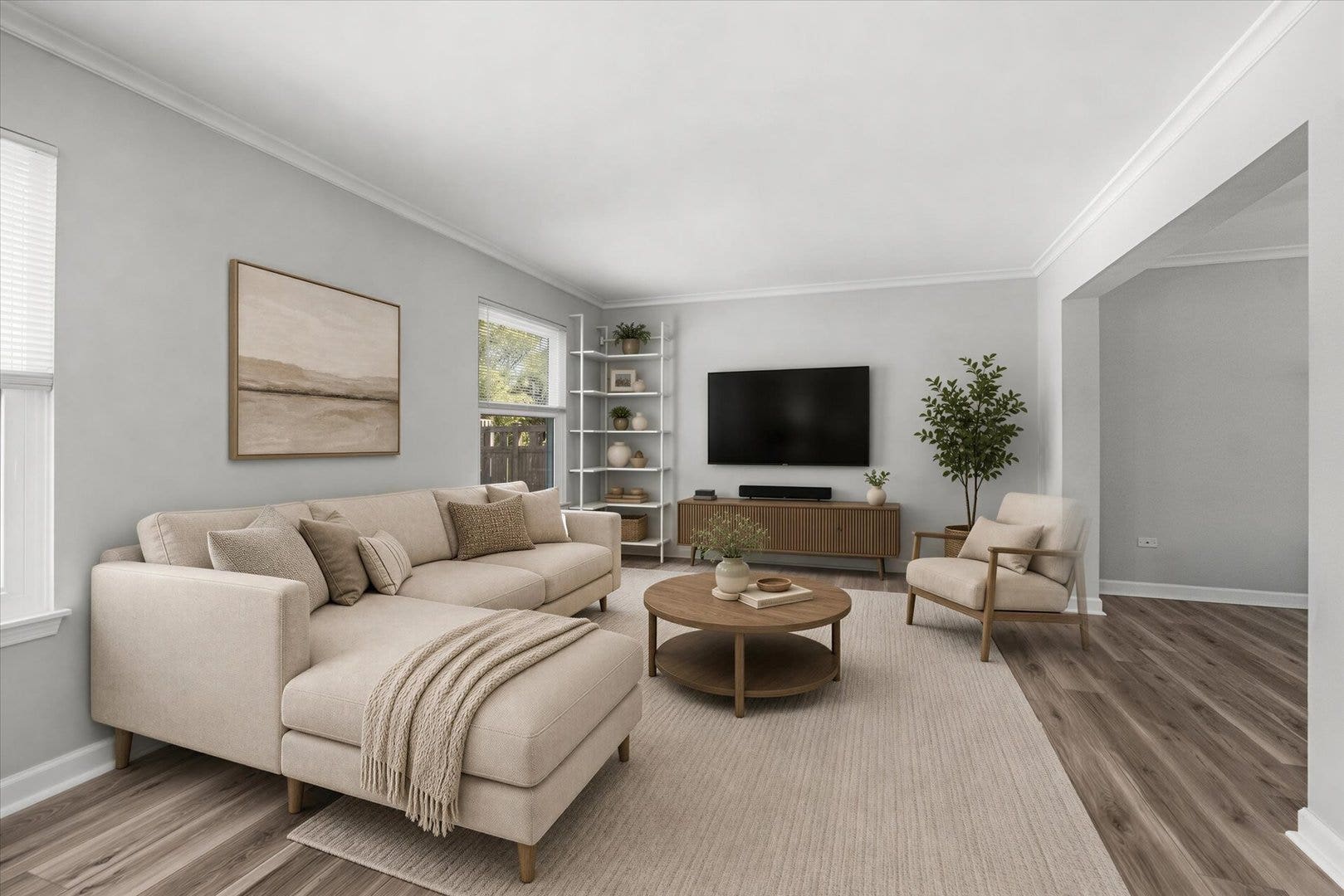 52 Blackberry Trail, Aurora, IL 60506 Family Room Virtually Staged