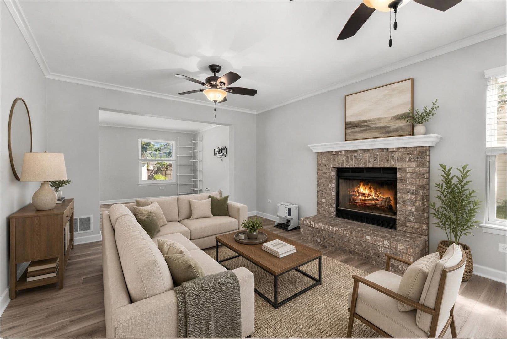 52 Blackberry Trail, Aurora, IL 60506 Living Room Virtually Staged