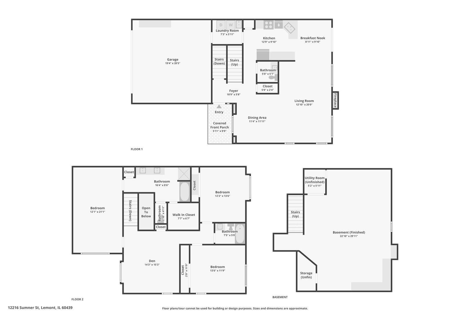 12216 Sumner Street, Lemont, IL 60439 12216 Sumner Street, Lemont, IL 60439