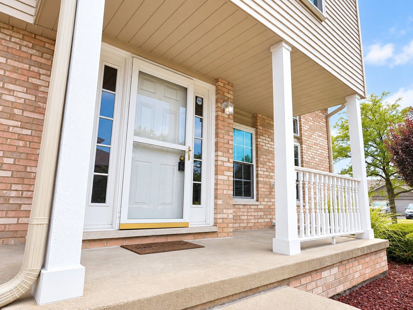 Private front porch