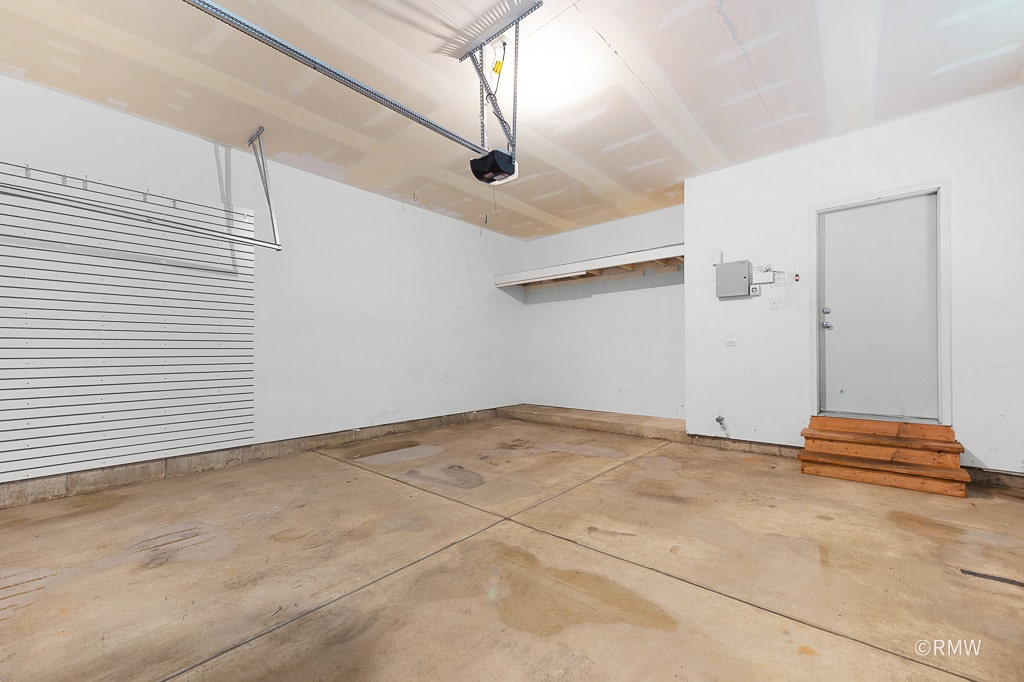 2 car attached garage with new EDGO