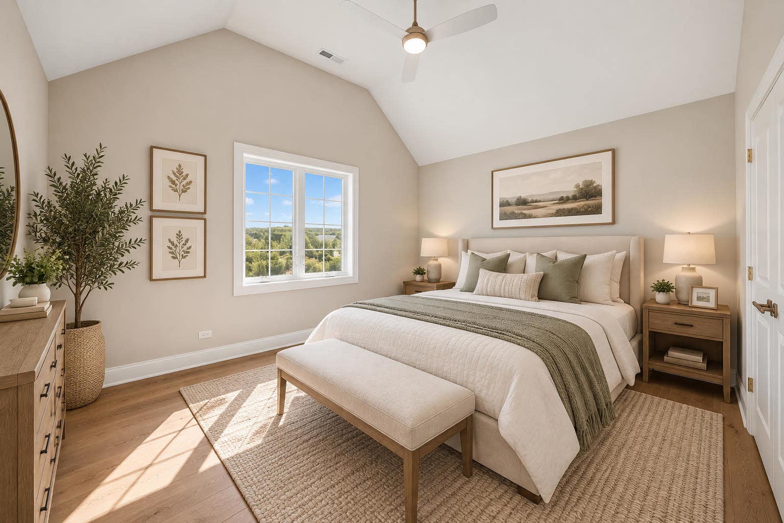 Virtually Staged 3rd. Bedroom