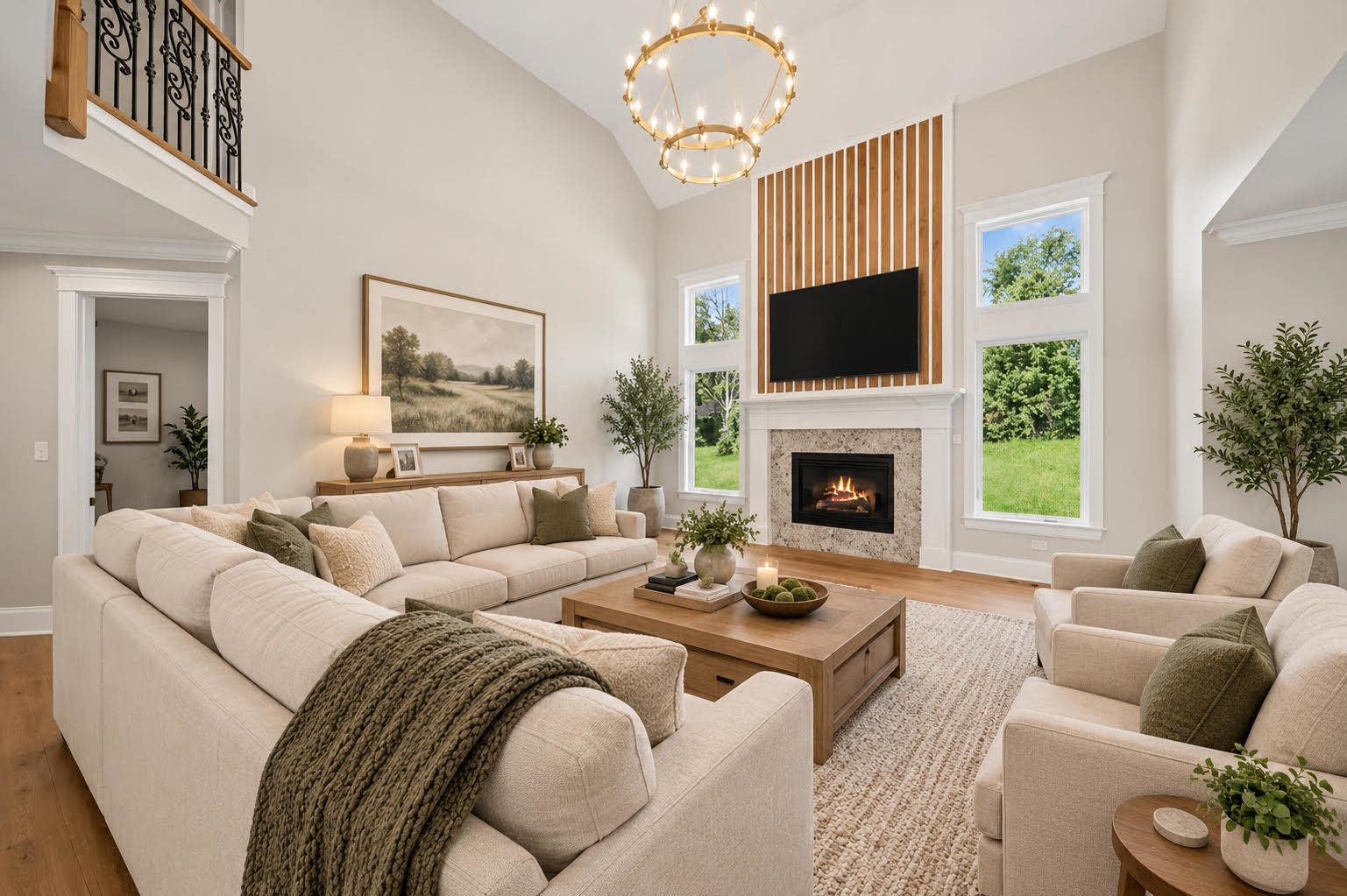 Virtually Staged Great Room