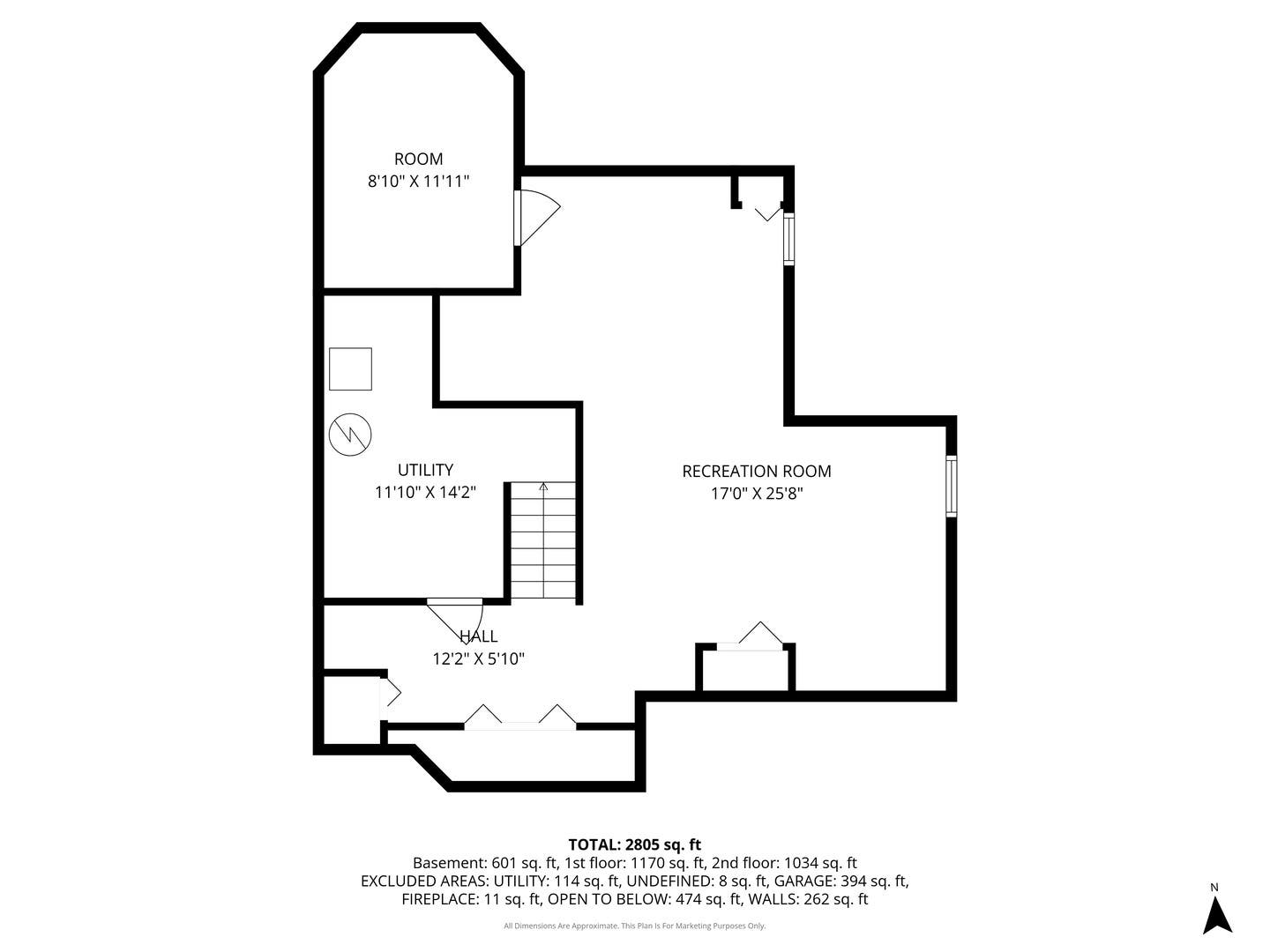 909 Brompton Circle, Bolingbrook, IL 60440 Baseemnt