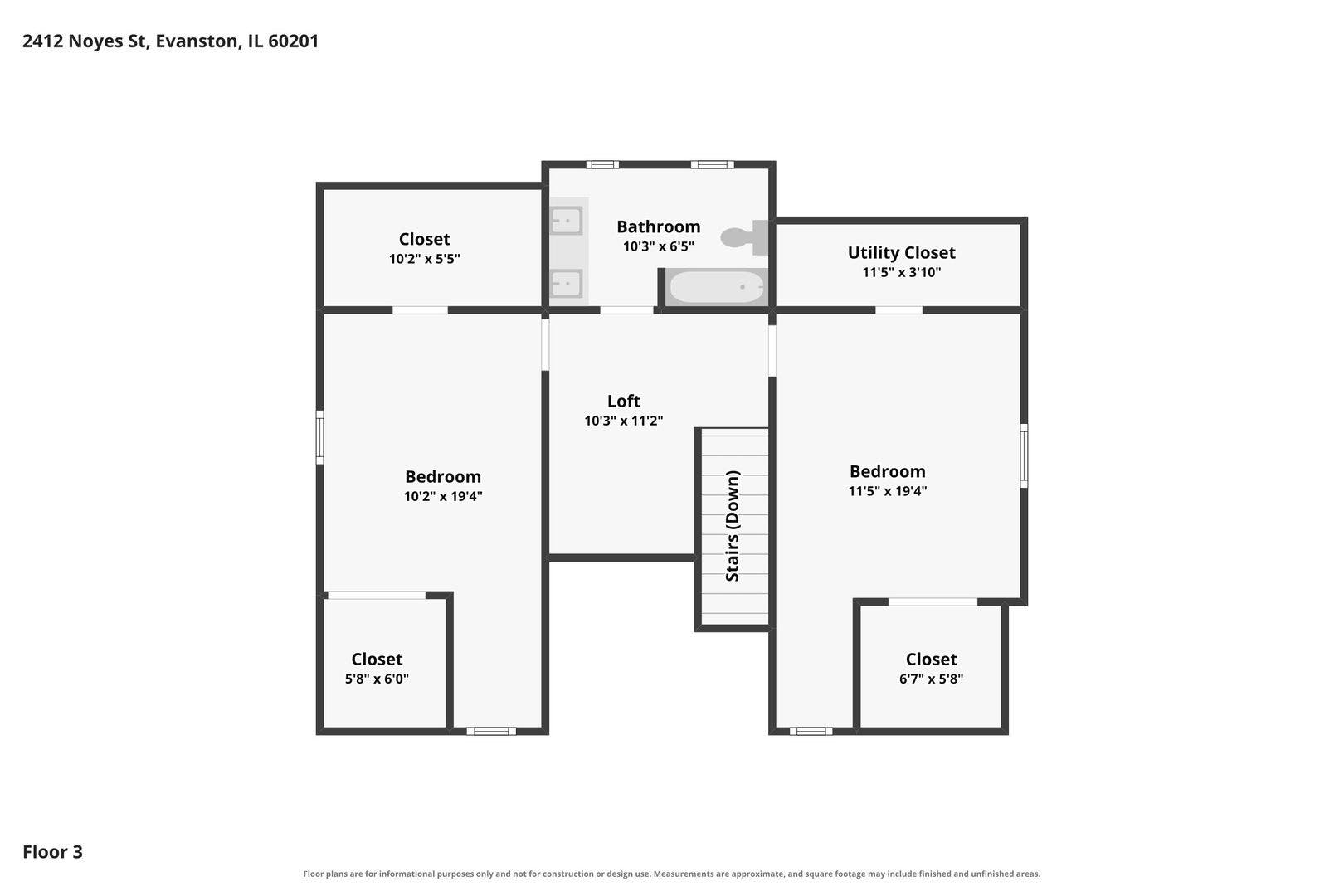 2412 Noyes Street, Evanston, IL 60201 2412 Noyes Street, Evanston, IL 60201