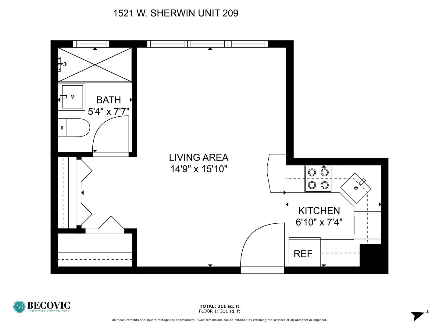 1521 W Sherwin Avenue, #209, Chicago, IL 60626 1521 W Sherwin Avenue, #209, Chicago, IL 60626