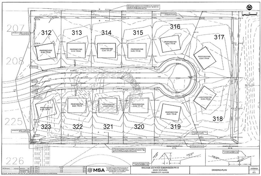 Property photo for Lot 320 Railside Court, Gibson City, IL