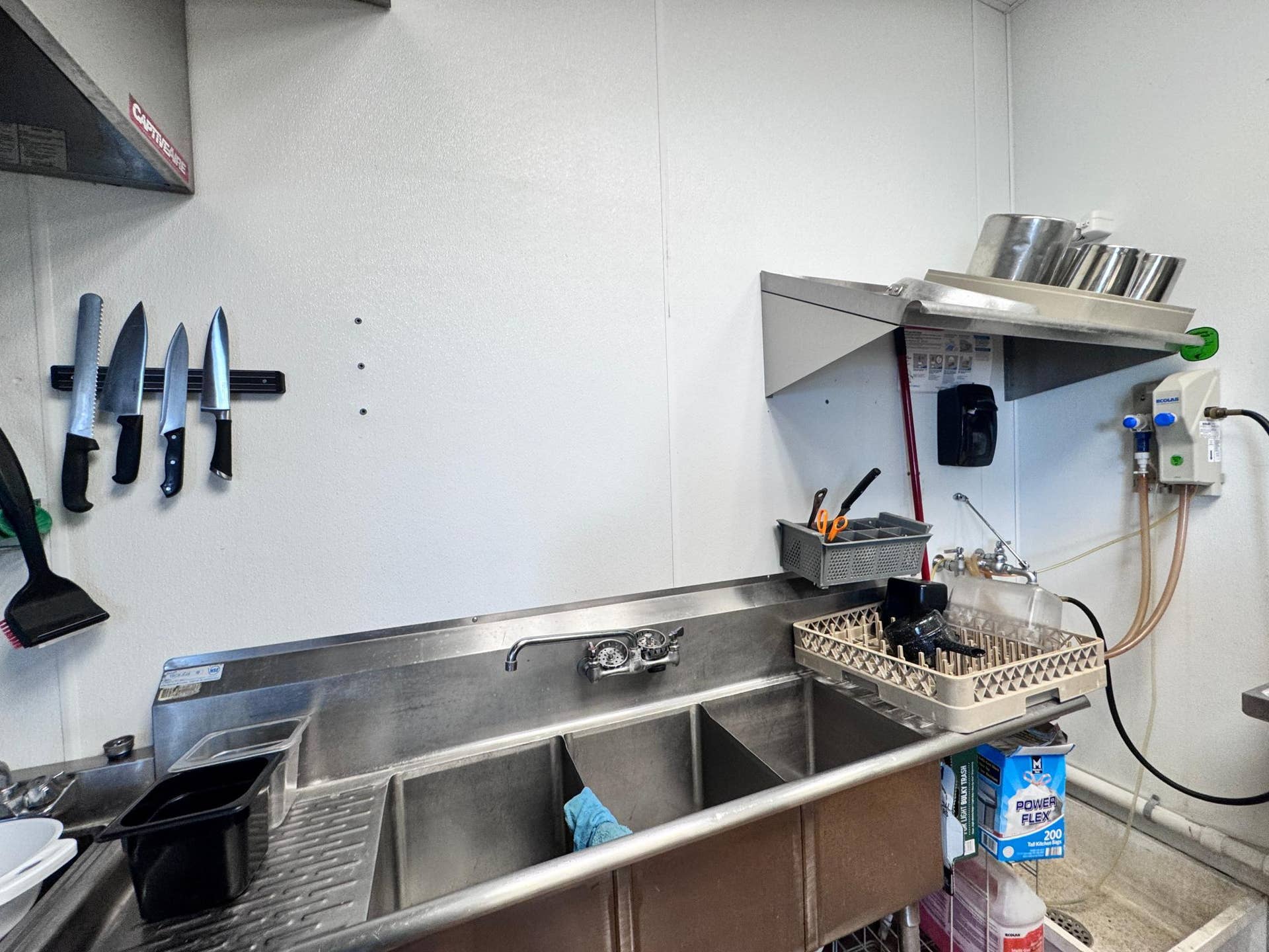 119 2nd Street NW, Bemidji, MN 56601 3 compartment sink, mop sink area in the back