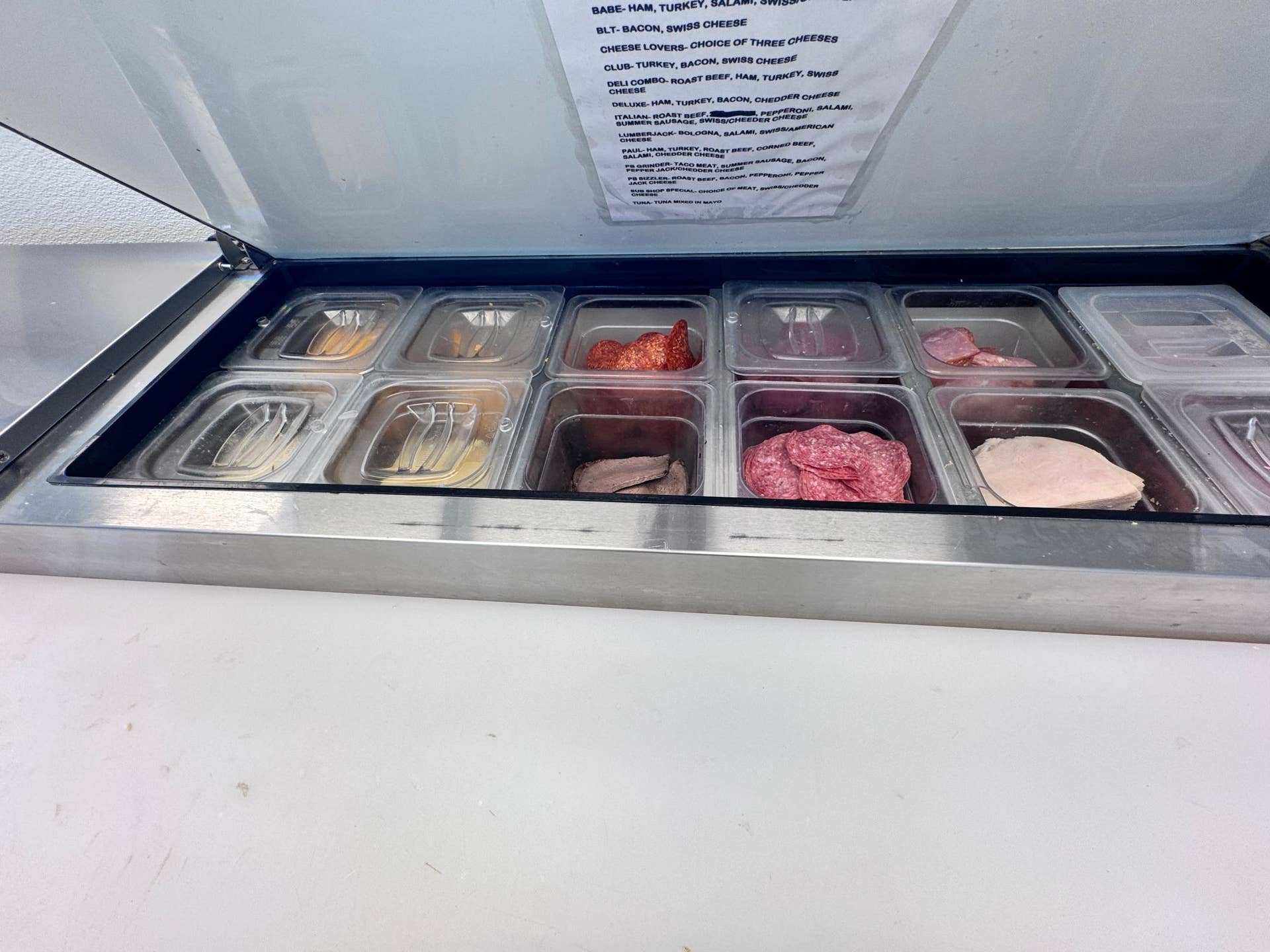119 2nd Street NW, Bemidji, MN 56601 You want to serve the freshest ingredients possible. That may mean getting your products in fresh multiple times throughout the week. This prep cooler is set up for visibility and ease when preparing orders.