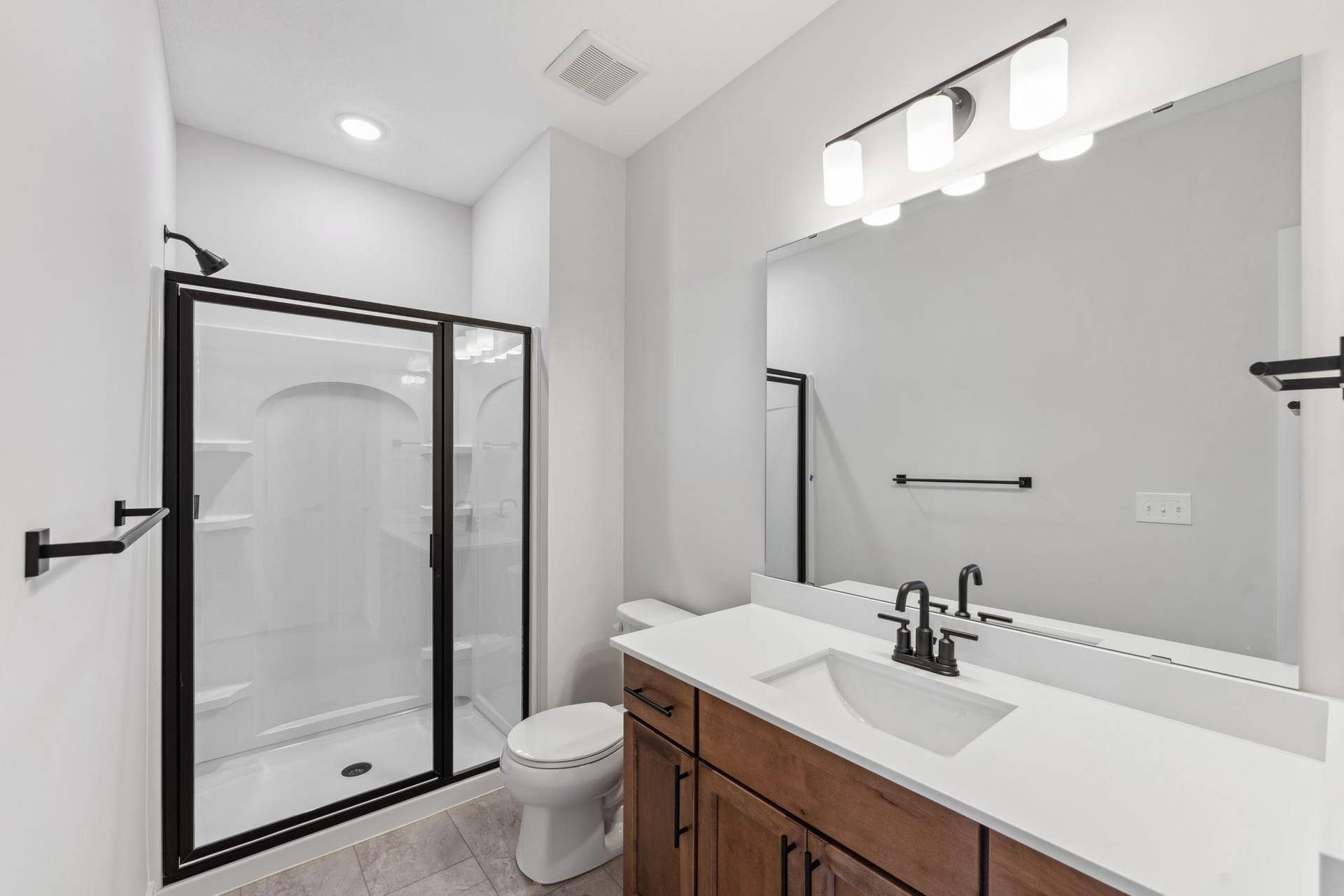 Lower Level 3/4 Bathroom.