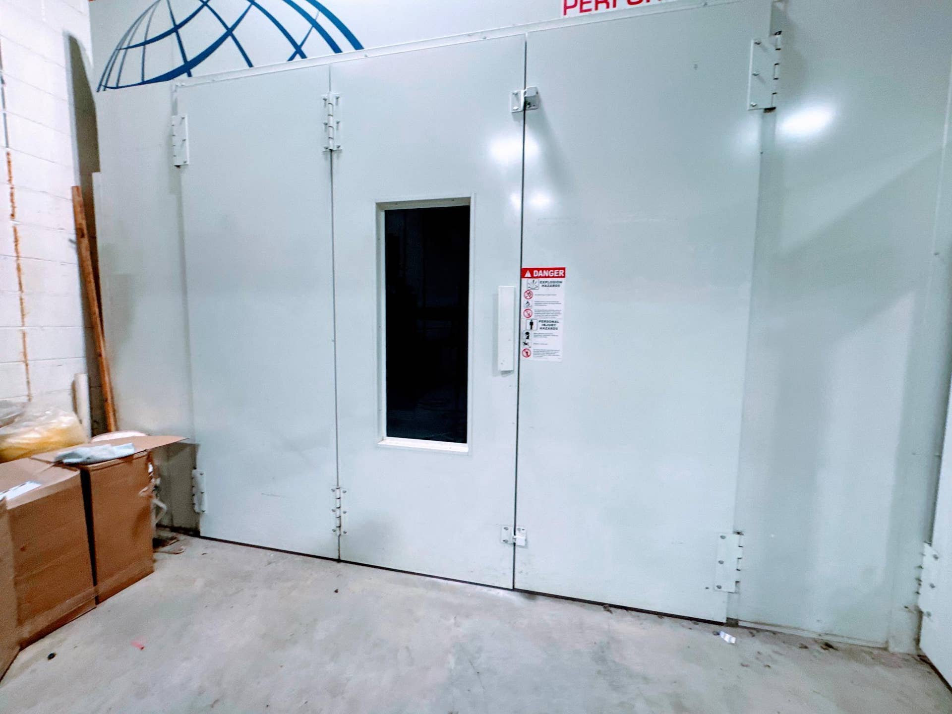 29347 US 2, Bemidji, MN 56601 paint booth entrance.