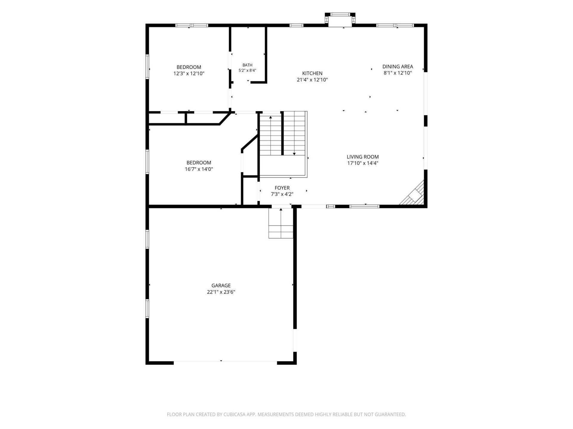 454 Wagon Wheel Drive SE, #17, Bemidji, MN 56601 Main level floor plan