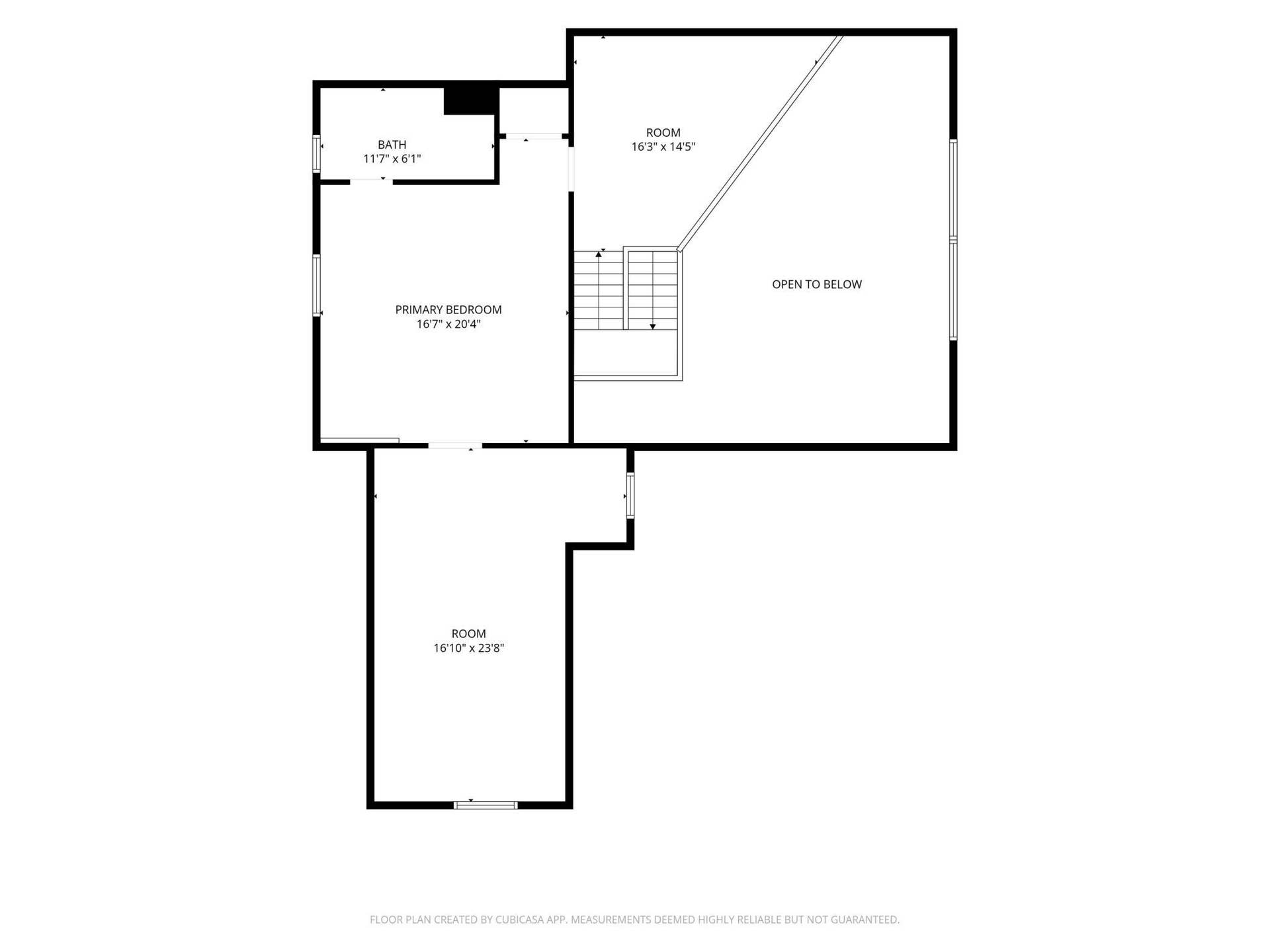 454 Wagon Wheel Drive SE, #17, Bemidji, MN 56601 Upper level floor plan