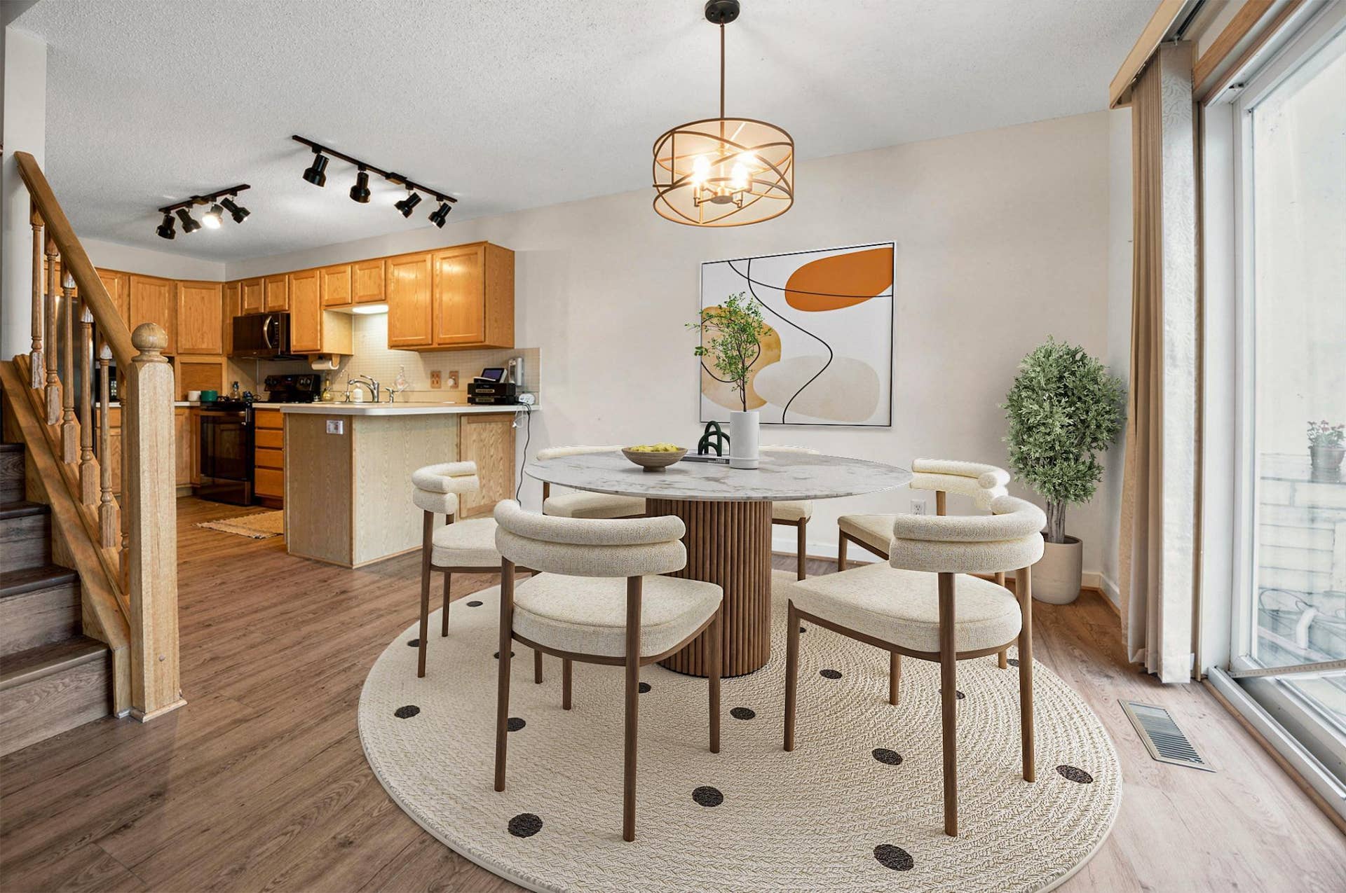 7040 49th Street N, Oakdale, MN 55128 Dining Room Staged