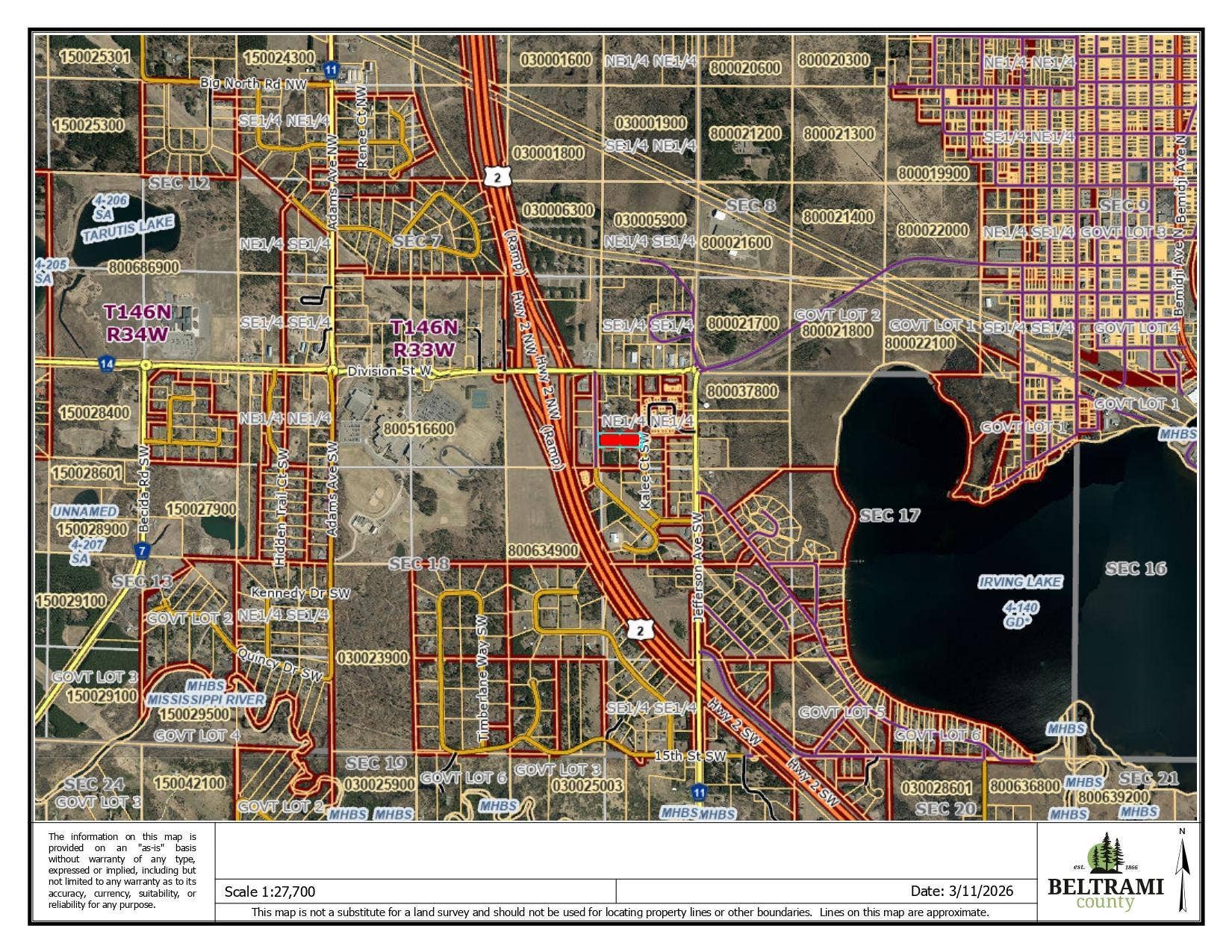 TBD Mag Seven Court SW, Bemidji, MN 56601 MAP 2