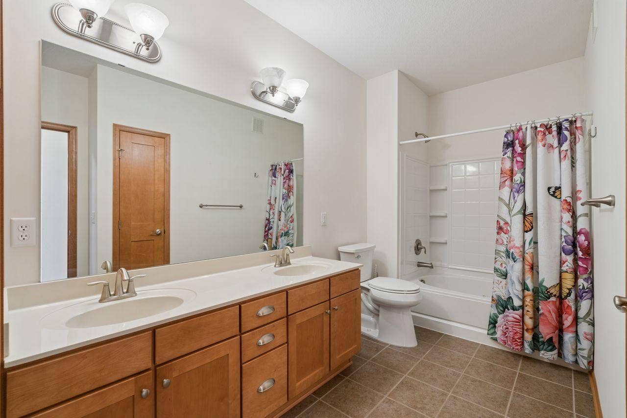 1244 County Road D E, #205, Maplewood, MN 55109 Second bath (guest) also has double sinks