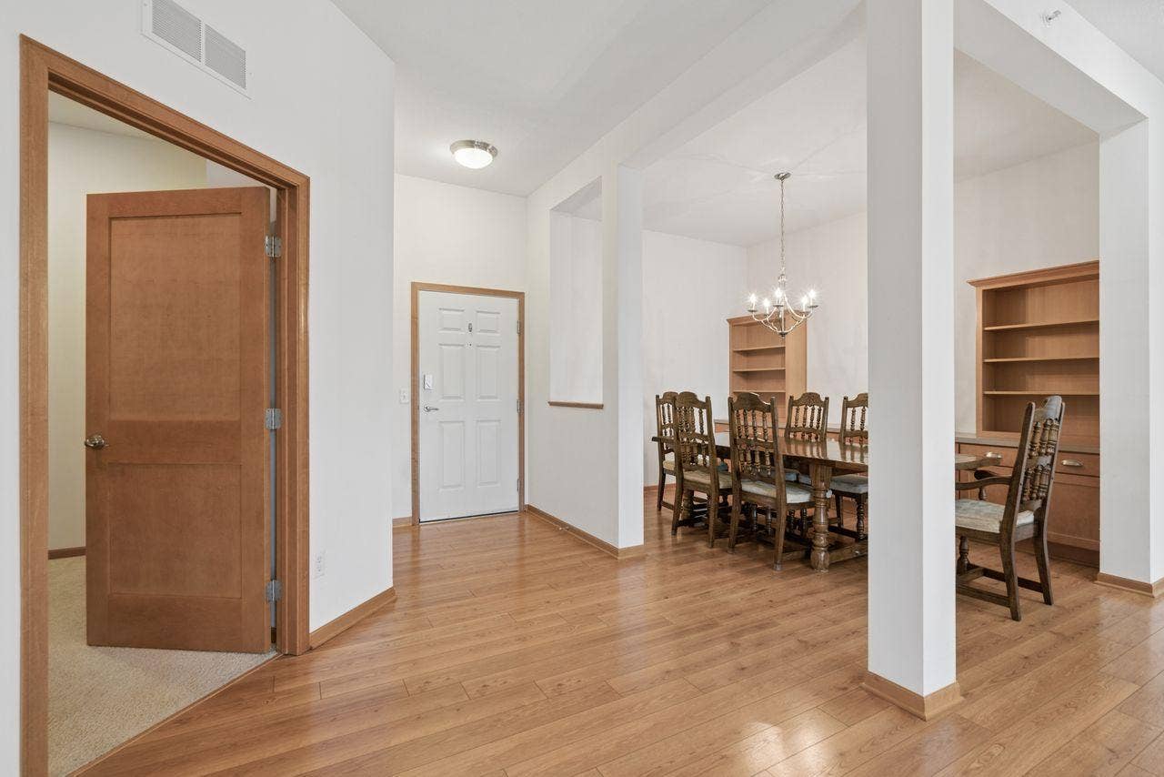 1244 County Road D E, #205, Maplewood, MN 55109 Separate dining + den (door)
