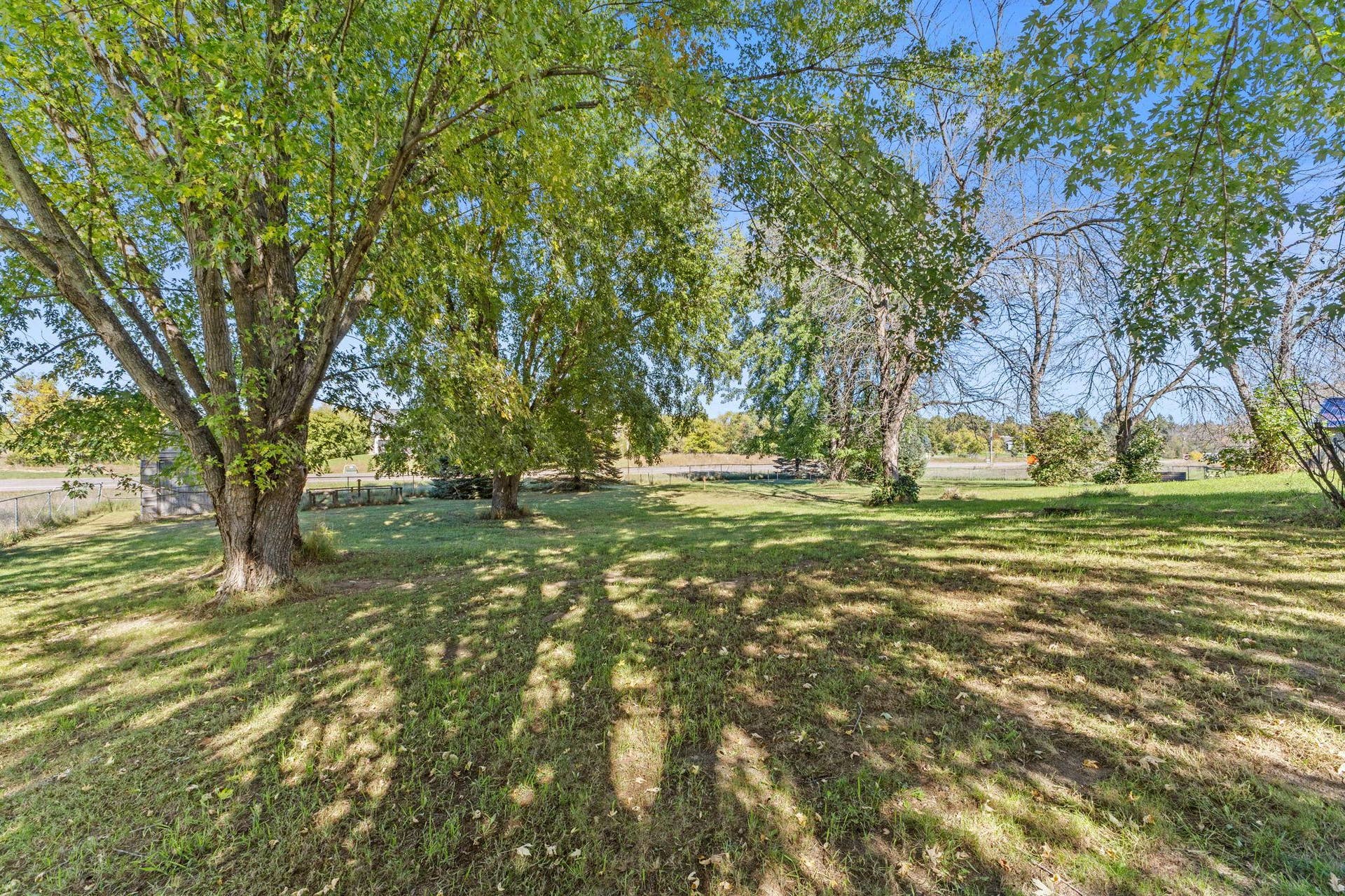 61 212th Lane NW, Cedar, MN 55011 Peaceful tree-lined yard.