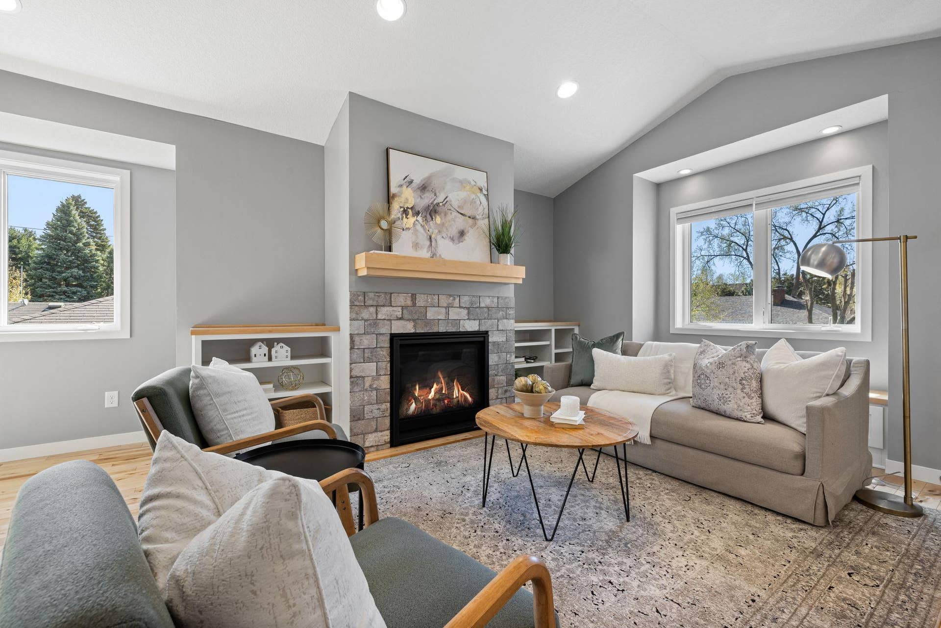 319 Bellwood Avenue, Maplewood, MN 55117 Details include vaulted ceilings and a charming window bench seat.