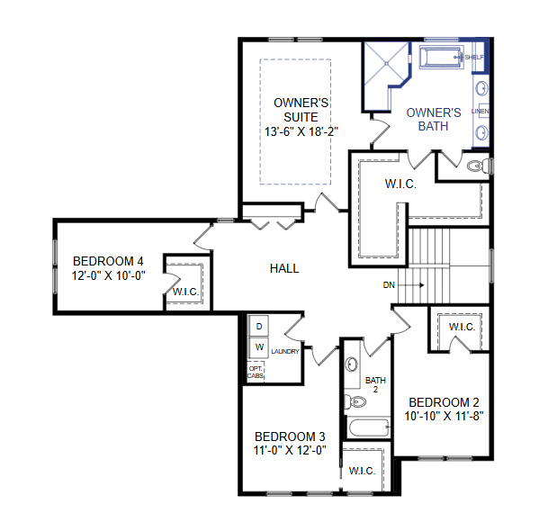 3644 Knightsbridge Lane, Lake Elmo, MN 55042 Second Floor Floorplan .png