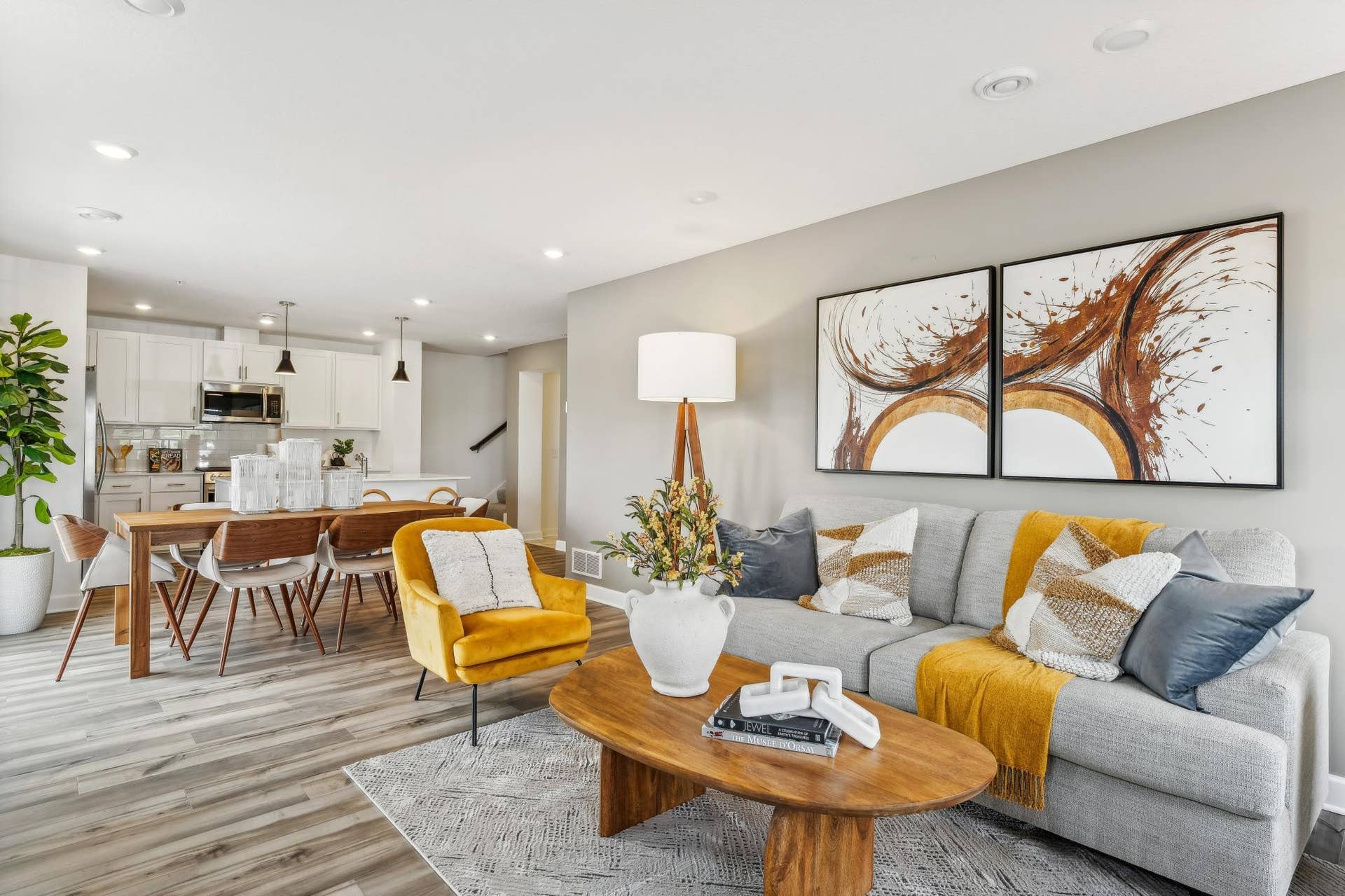 5353 Long Pointe Pass, Woodbury, MN 55129 (Photo of a model home, actual homes finishes will vary) What a beautiful, open plan! The Franklin offers 3 bedrooms plus a loft and a main level made for entertaining!