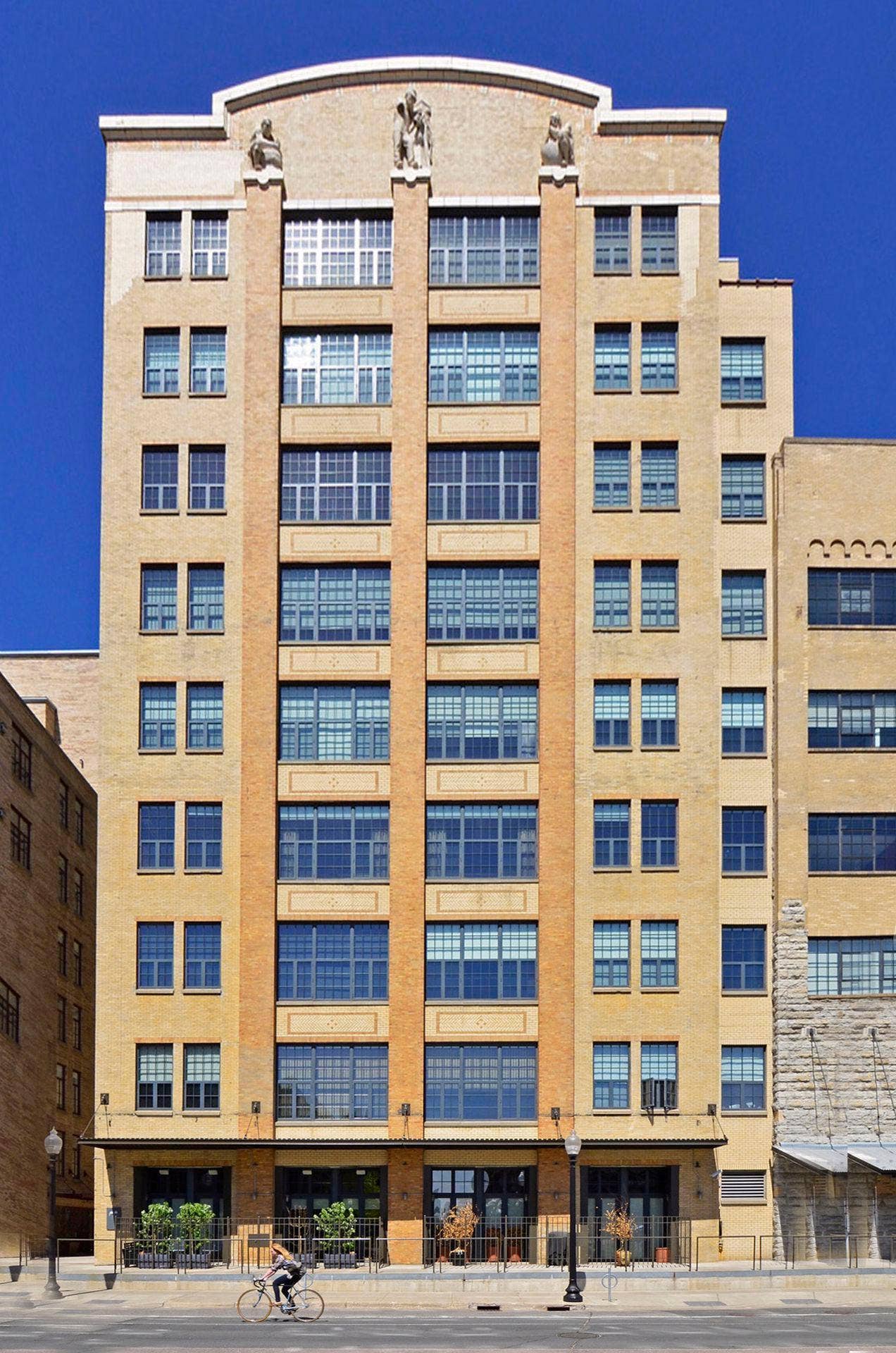 Historic Washburn Lofts located on the banks of the Mississippi River in the sought-after Mill District neighborhood. A 19-unit boutique condominium with unique architect designed floor plans.  River and city views.