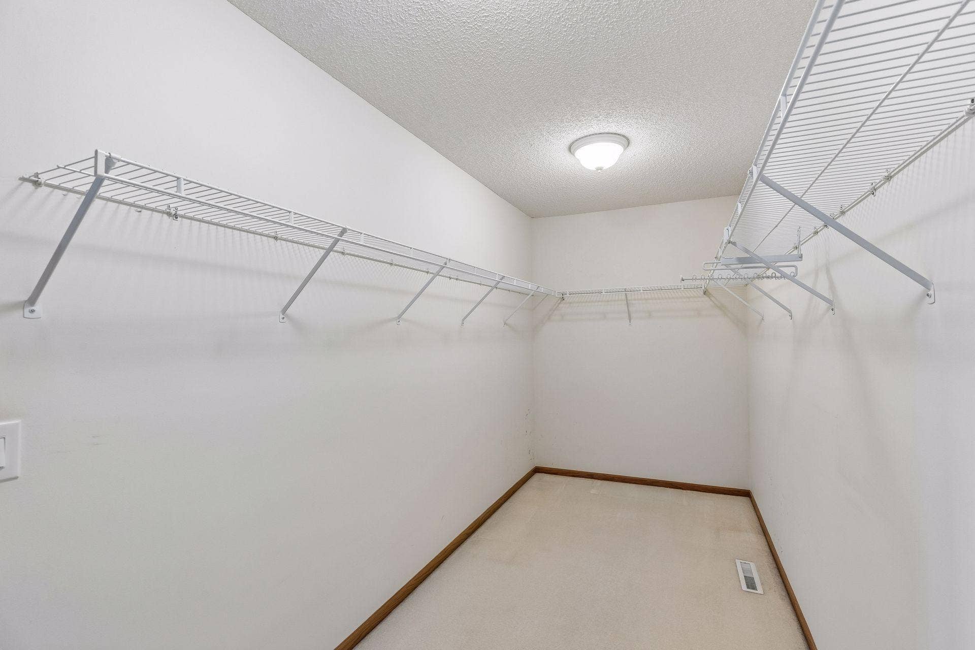 LARGE WALK IN CLOSET IS 15X6