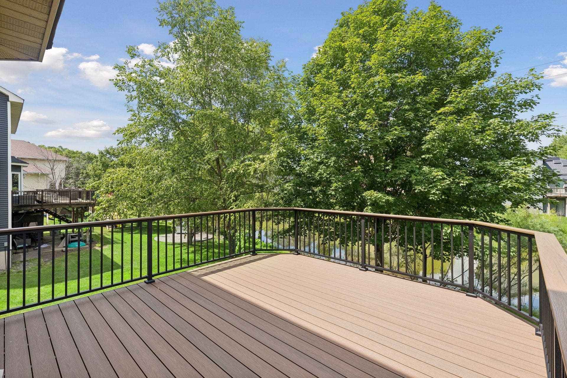 DECK IS MAINTENANCE FREE MATERIAL