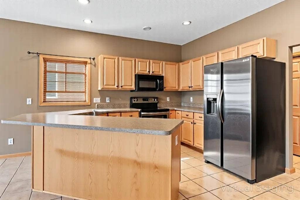 3514 Grand Avenue S, 48, Minneapolis, MN 55408 Unit 101 - Kitchen (AI Decluttered)