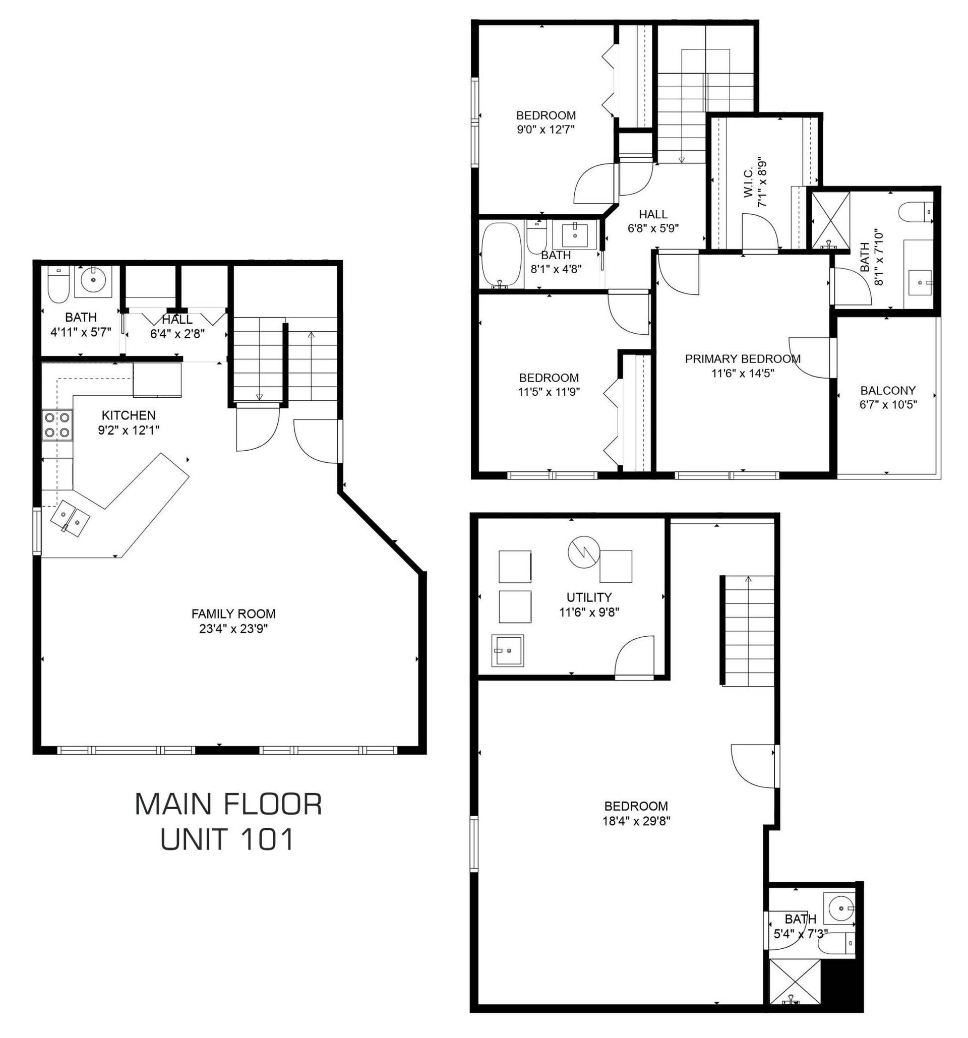3514 Grand Avenue S, 48, Minneapolis, MN 55408 Floorplan 101 - 4 BED