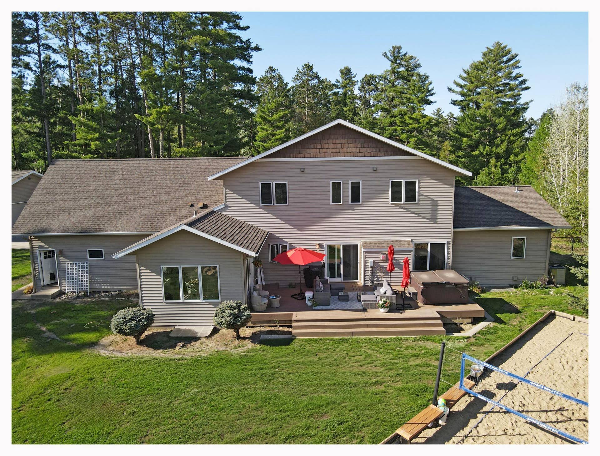 412 Majestic Pines Lane NW, Bemidji, MN 56601 Backyard View of Home
