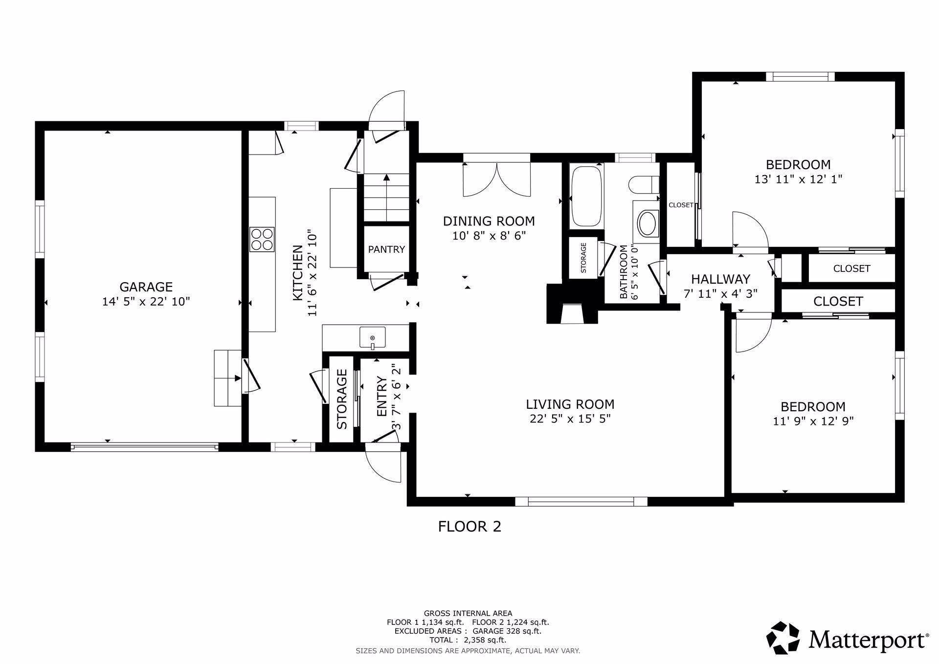 Main Level Floor Plan